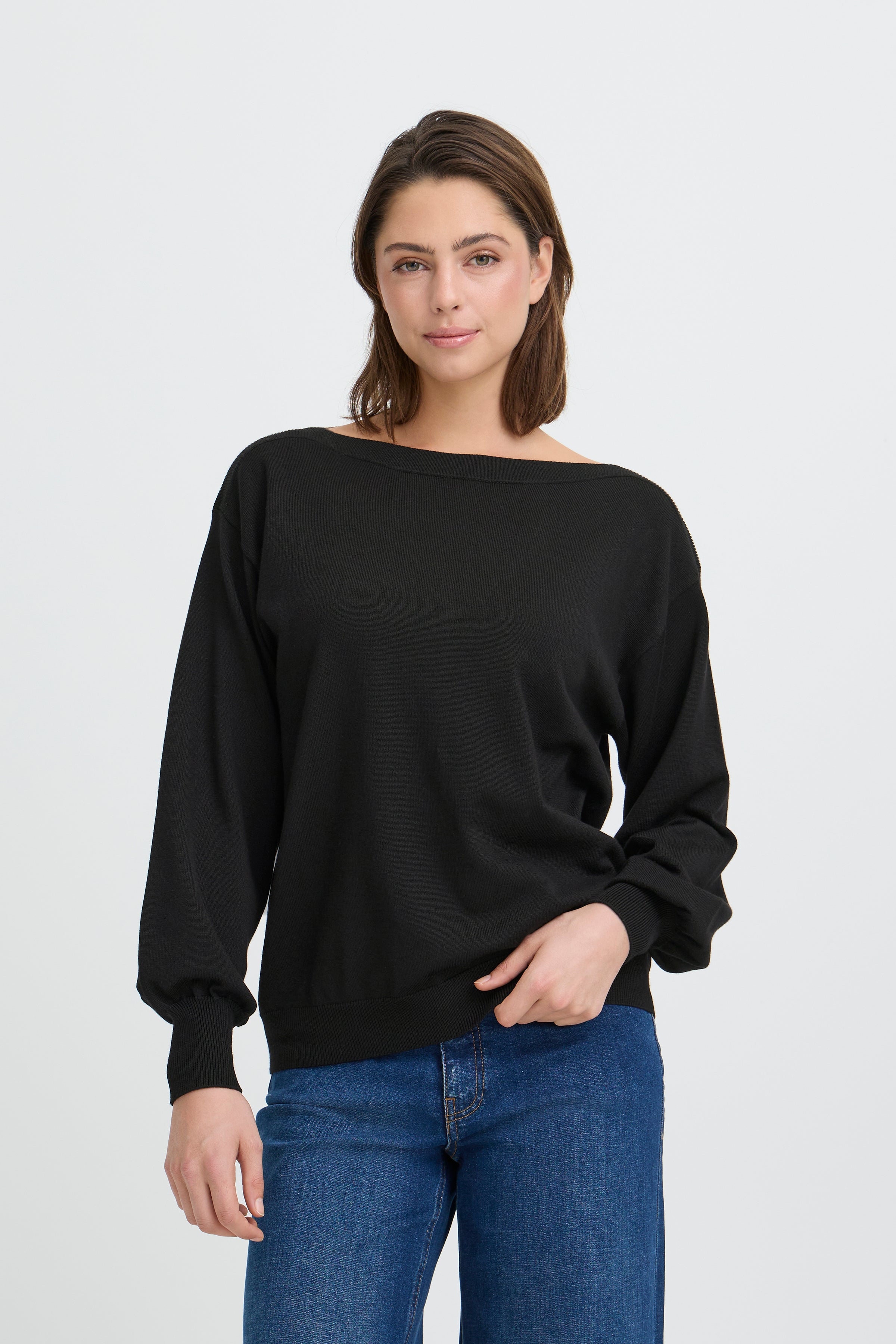 IHLULS BOAT NECK LS