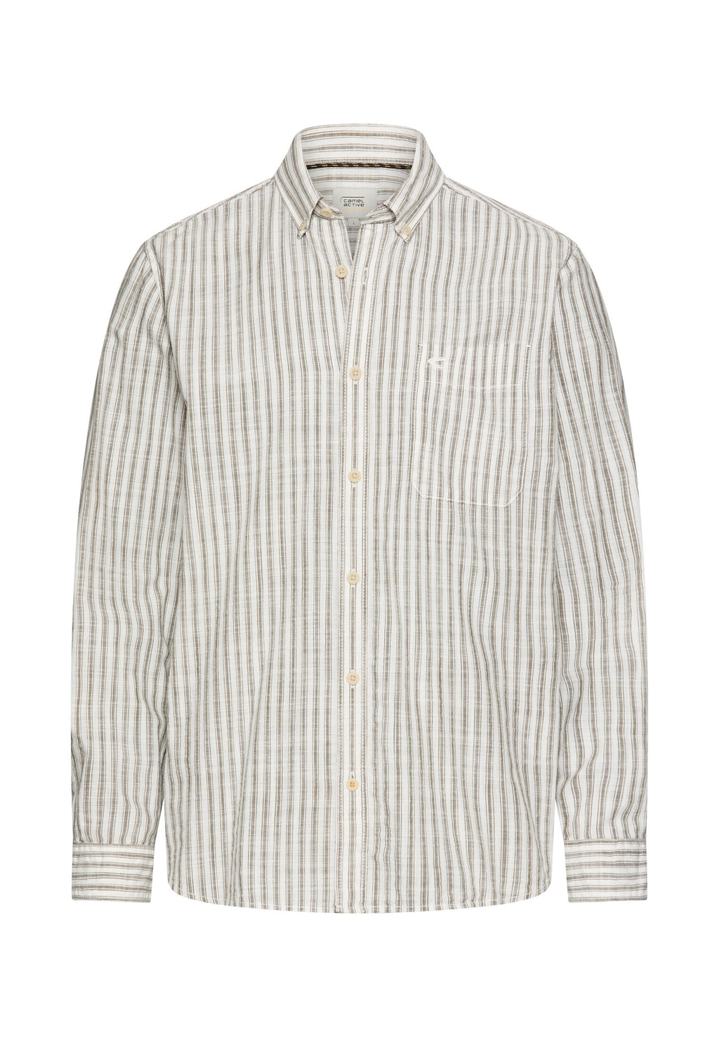 Langarmhemd mit Button-Down-Kragen