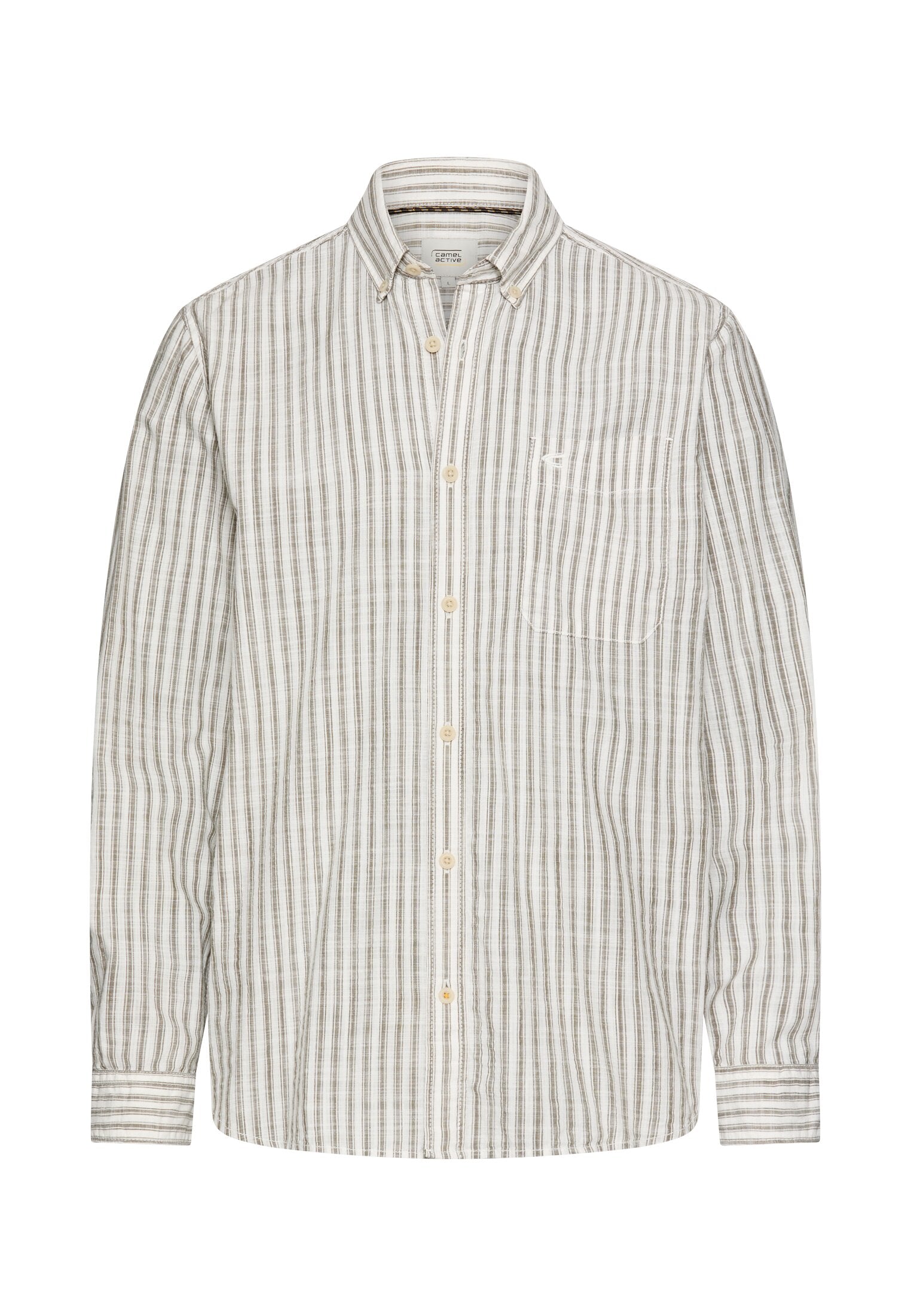 Langarmhemd mit Button-Down-Kragen