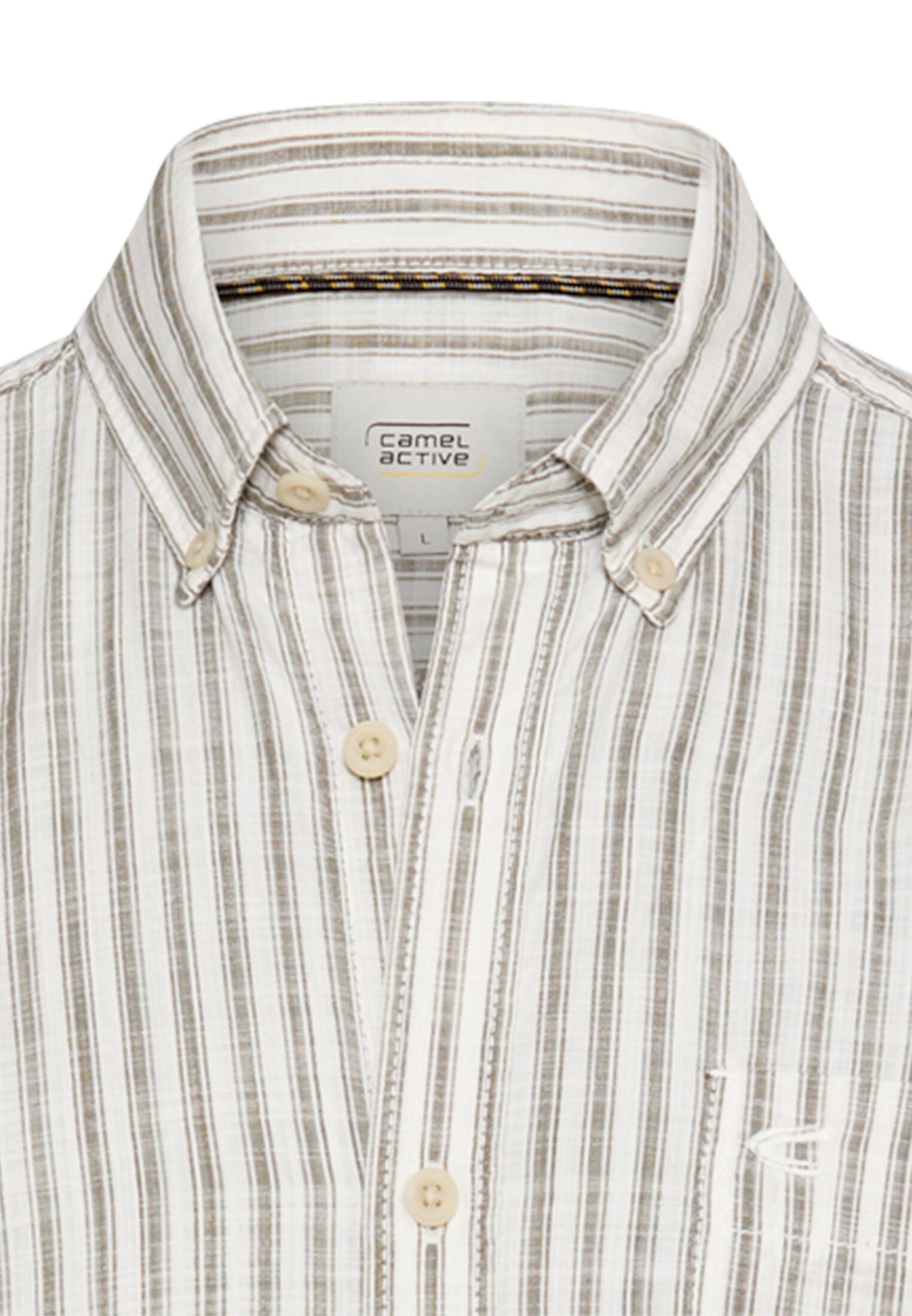 Langarmhemd mit Button-Down-Kragen