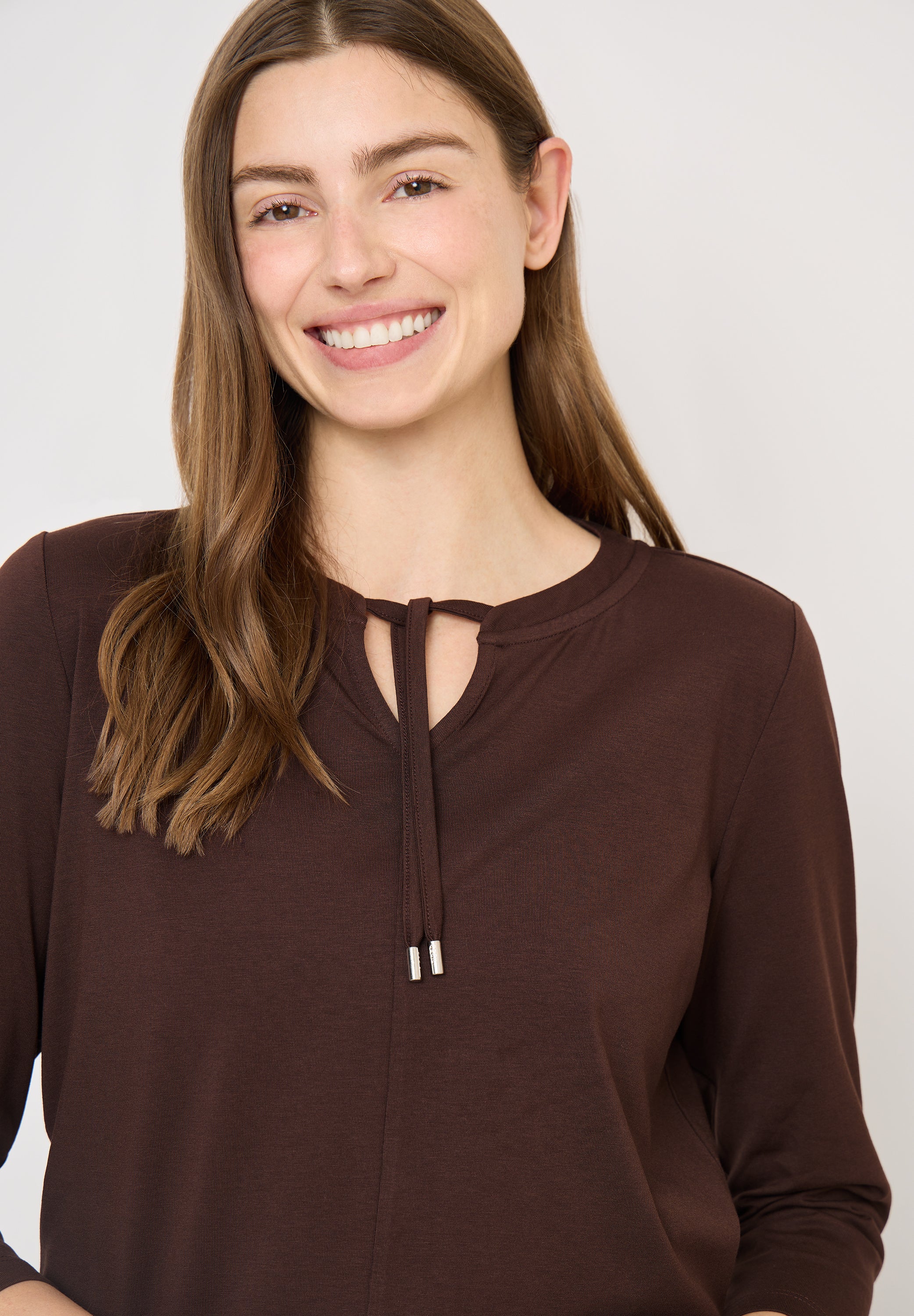 Shirt im Tunika-Look