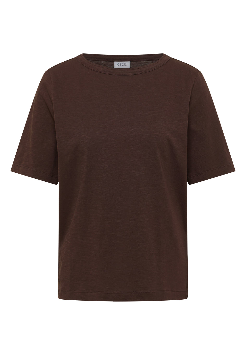 T-Shirt in Unifarbe