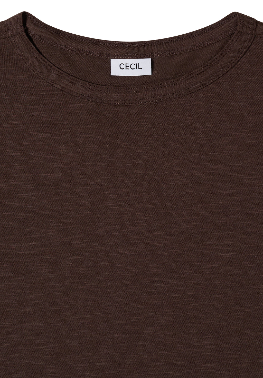 T-Shirt in Unifarbe