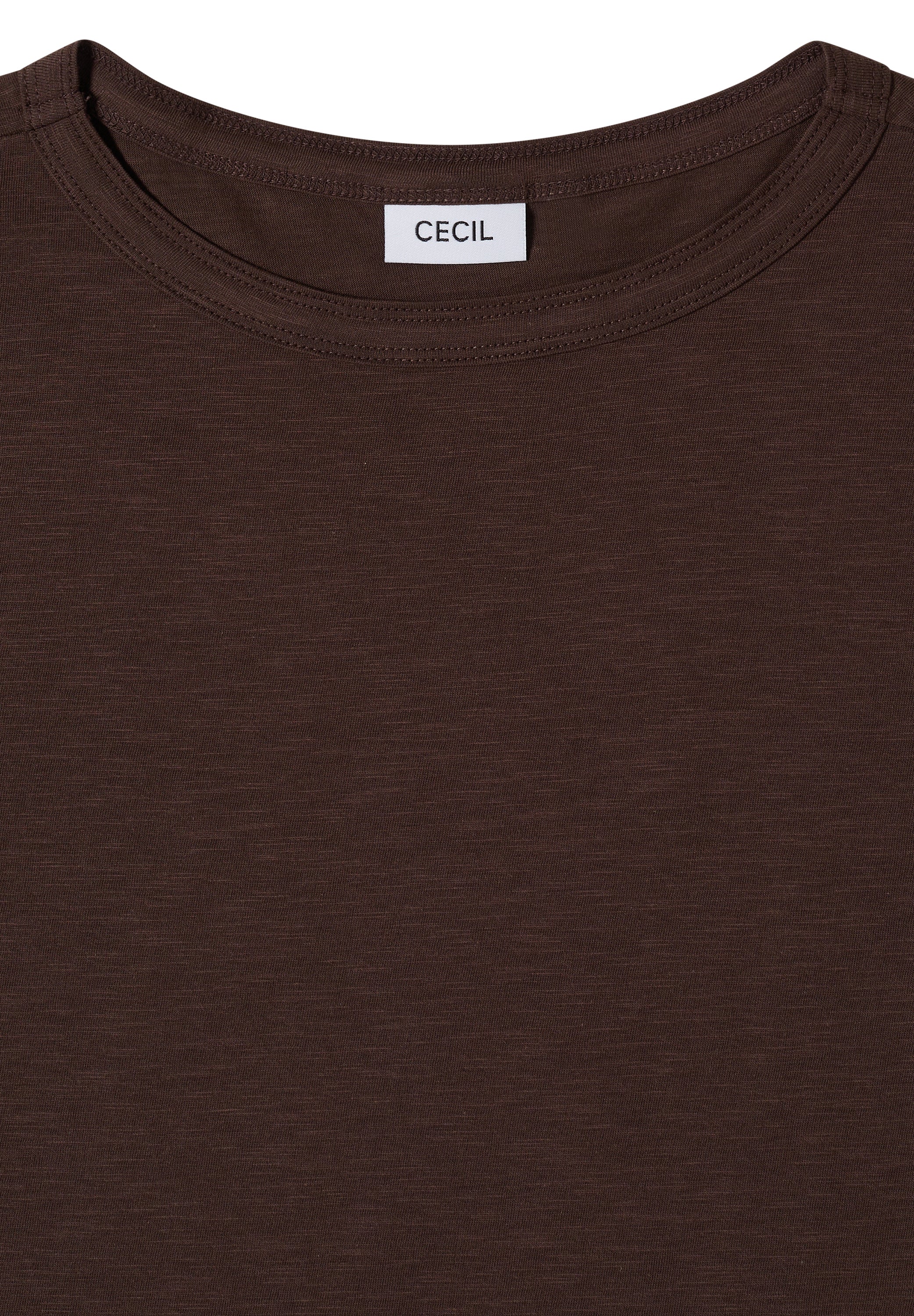 T-Shirt in Unifarbe