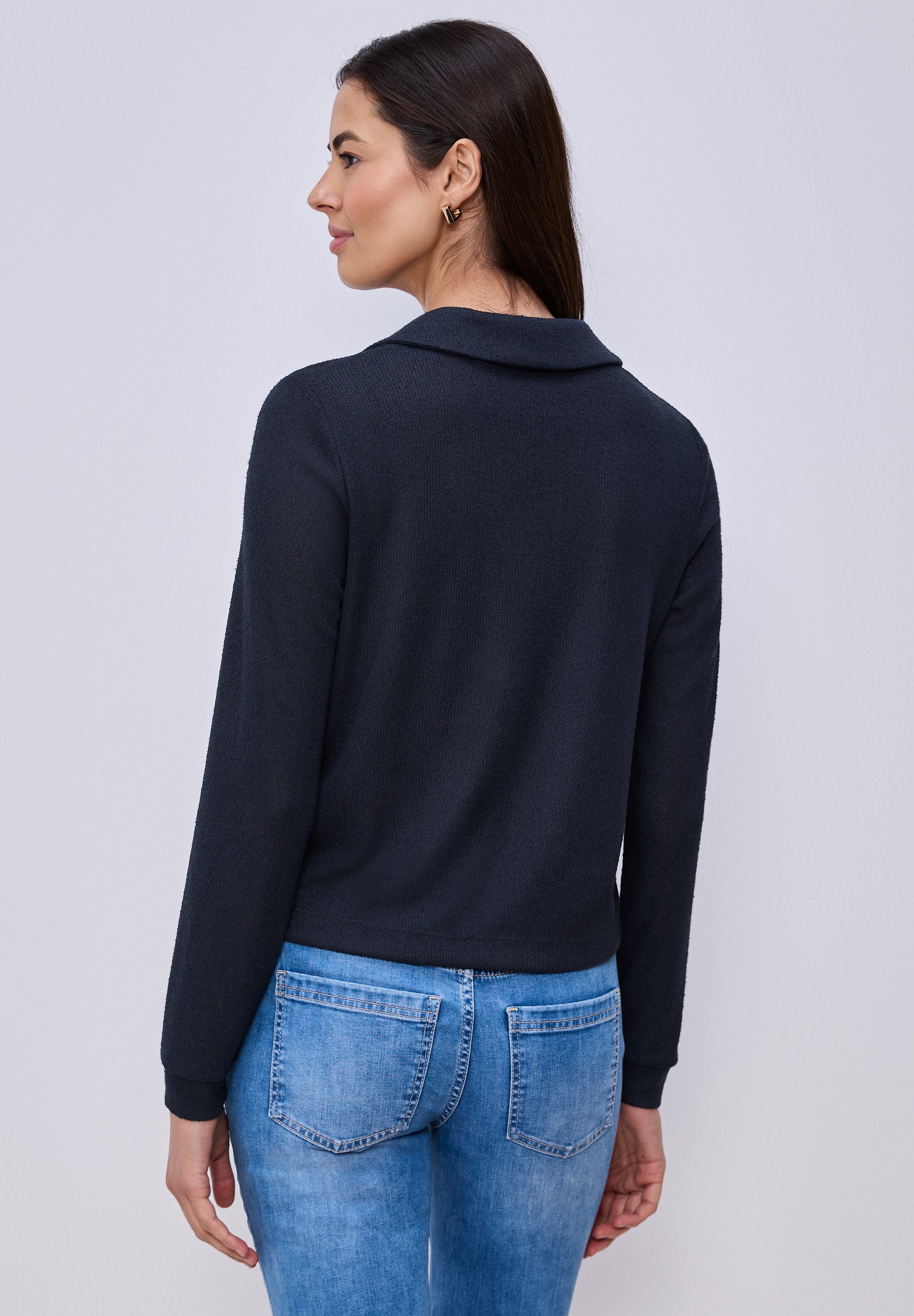 Jacke in Unifarbe