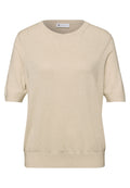 Kurzarm Pullover mit Rundhals