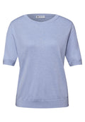 Kurzarm Pullover mit Rundhals von Street One