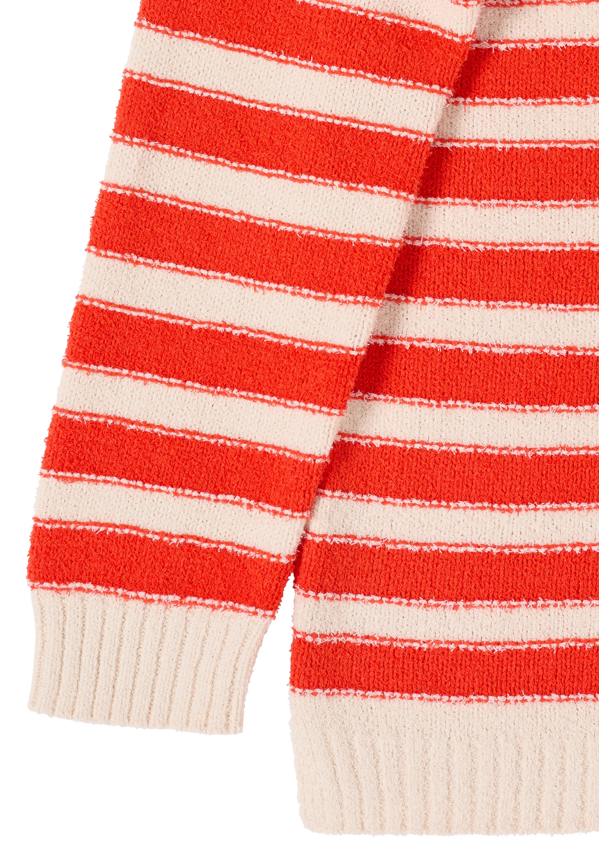 Gestreifter Bouclé Pullover