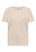 T-Shirt mit Folienprint