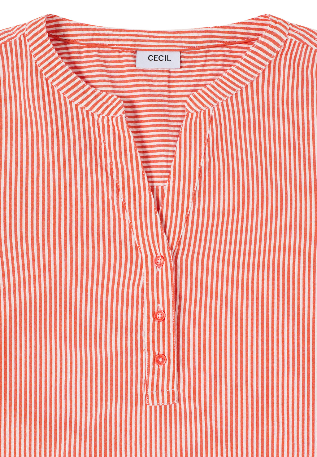 Gestreifte Seersucker Bluse