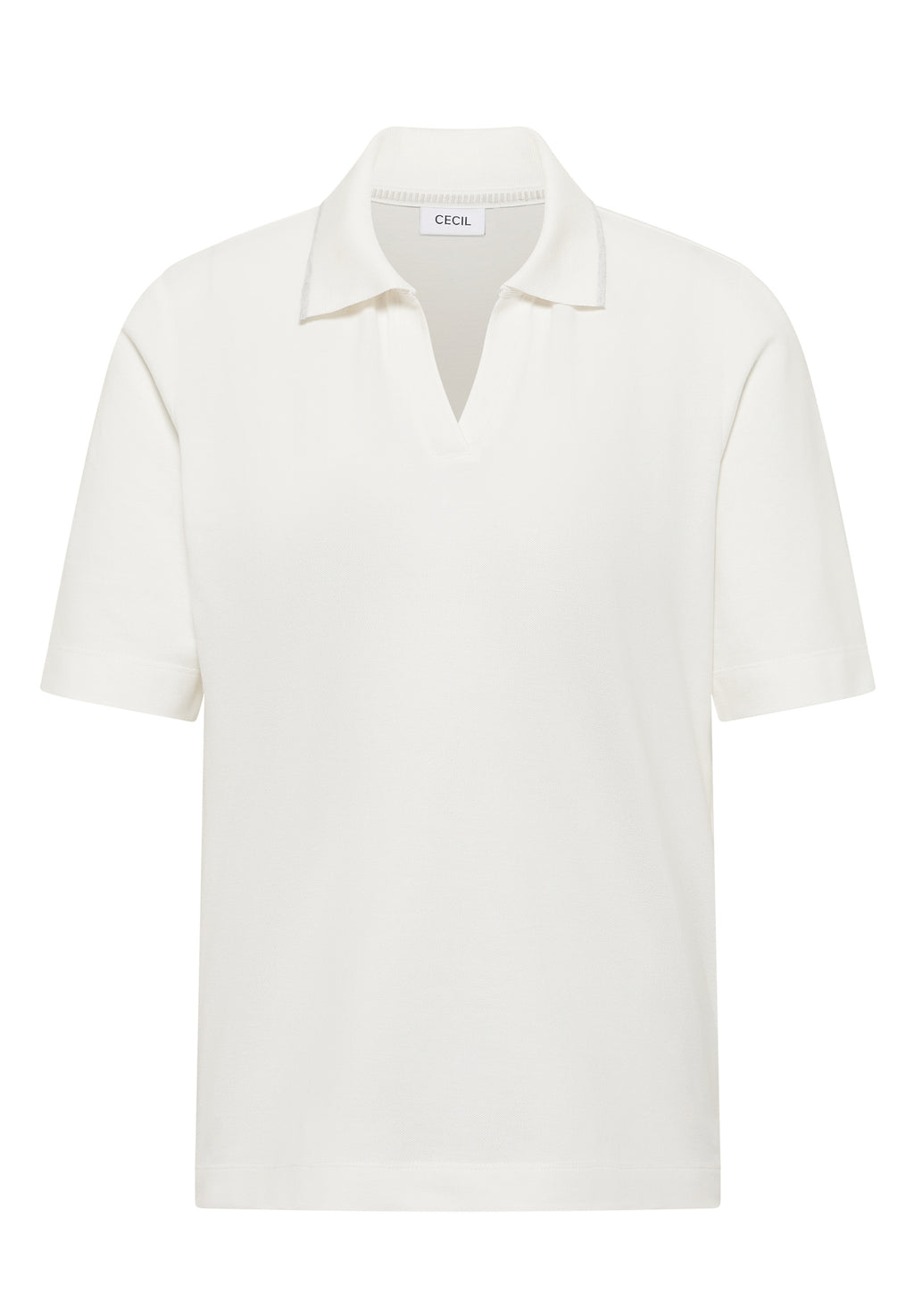 Kurzarm Poloshirt aus Piqué Ware
