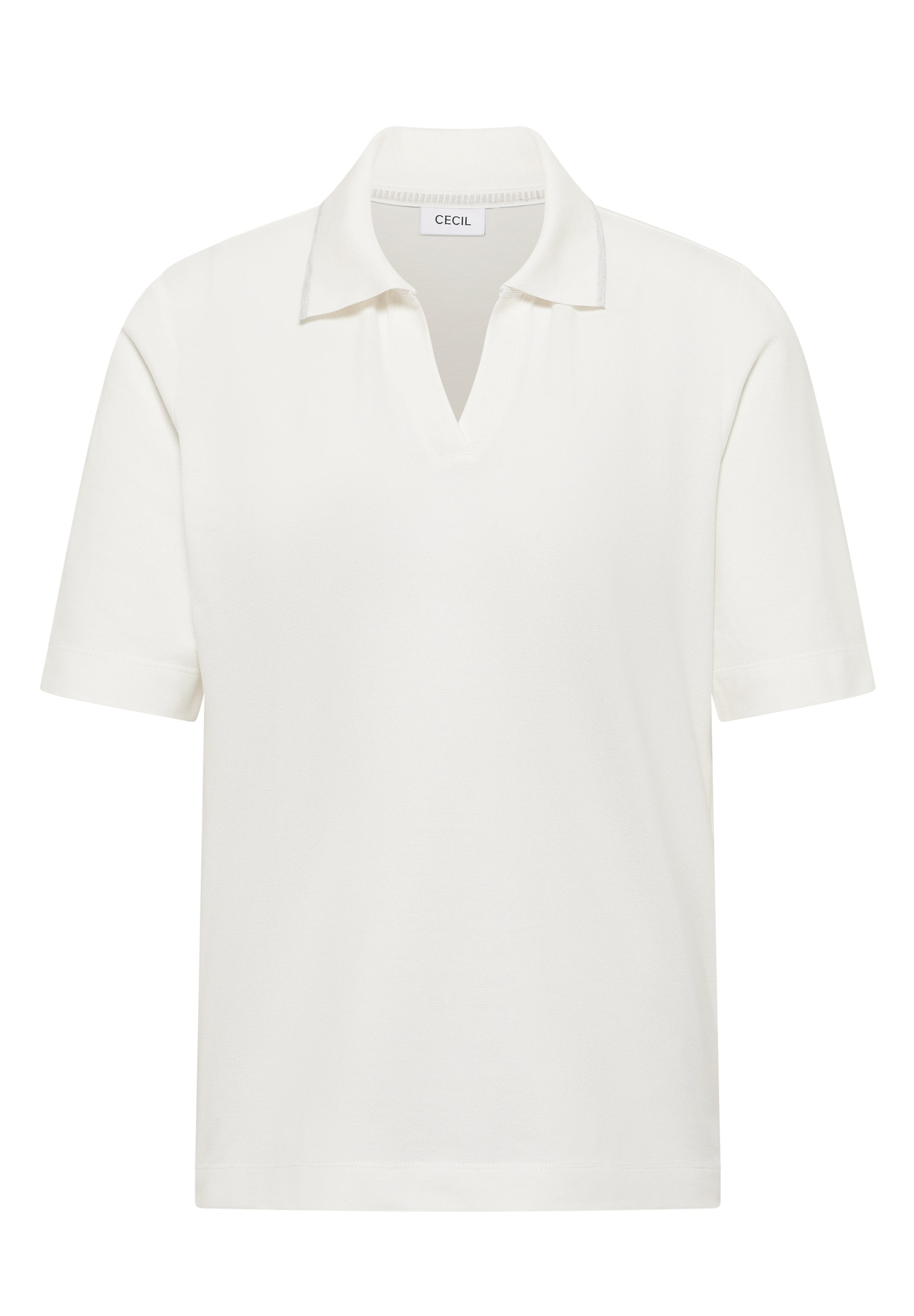 Kurzarm Poloshirt aus Piqué Ware