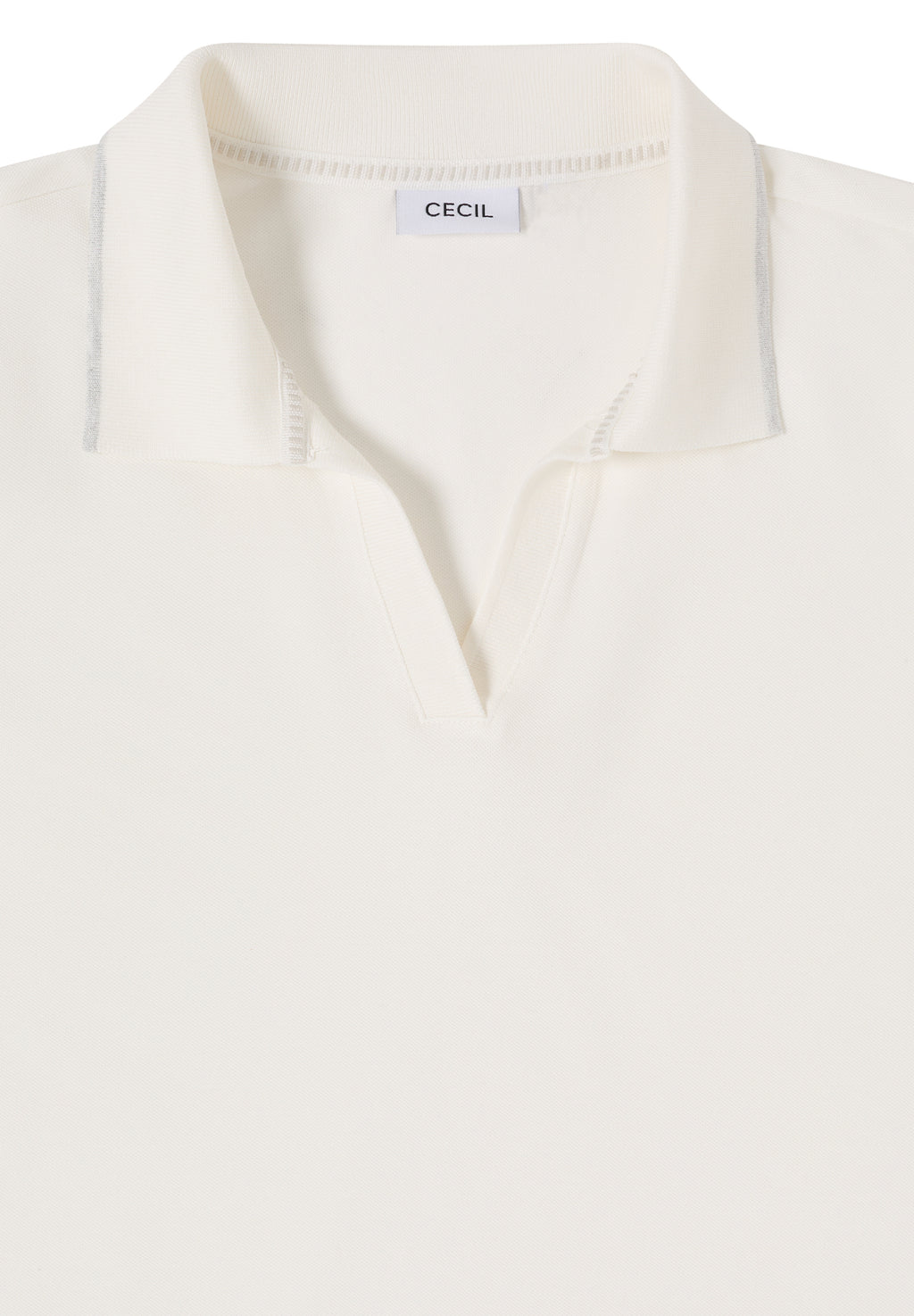Kurzarm Poloshirt aus Piqué Ware