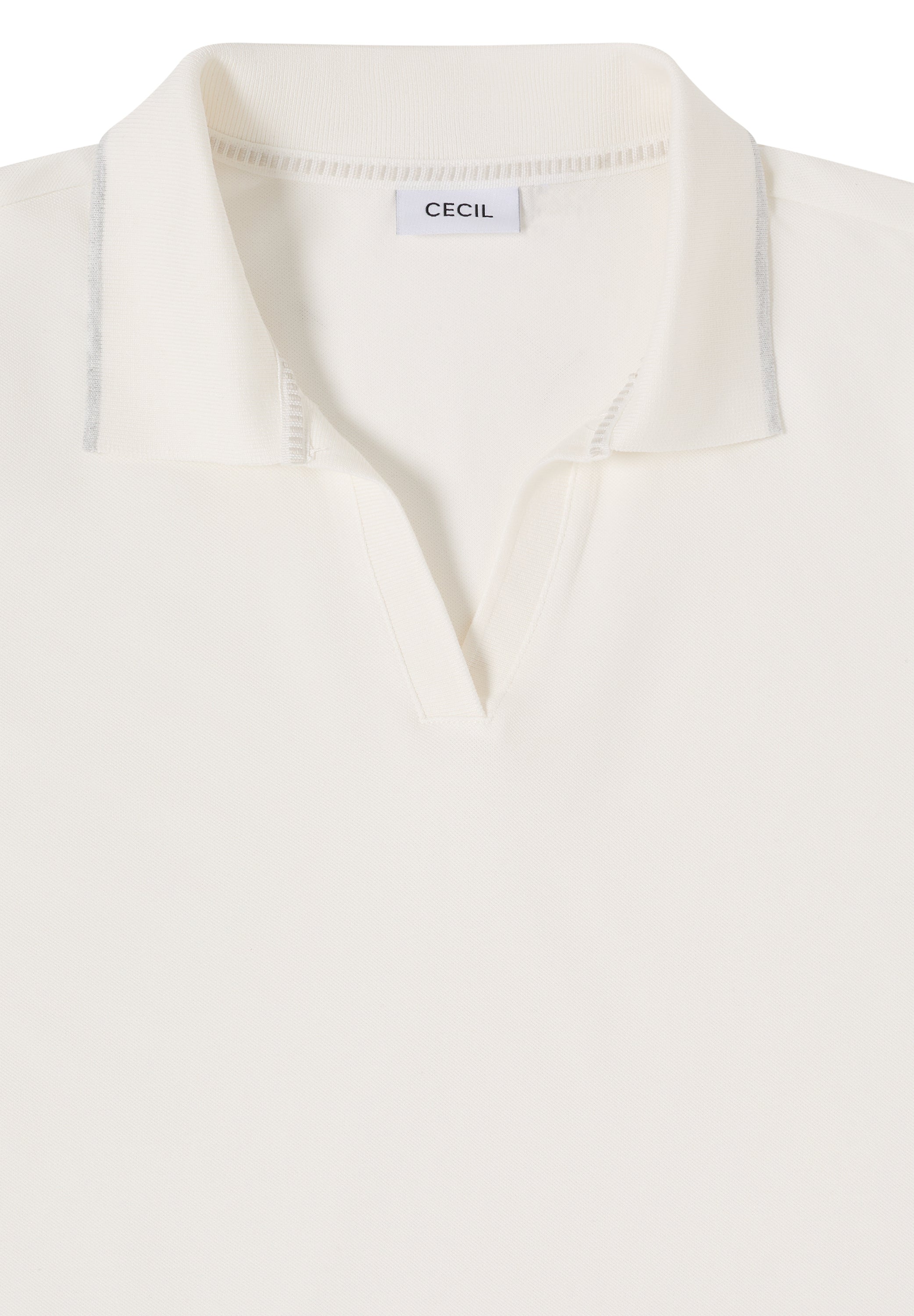 Kurzarm Poloshirt aus Piqué Ware