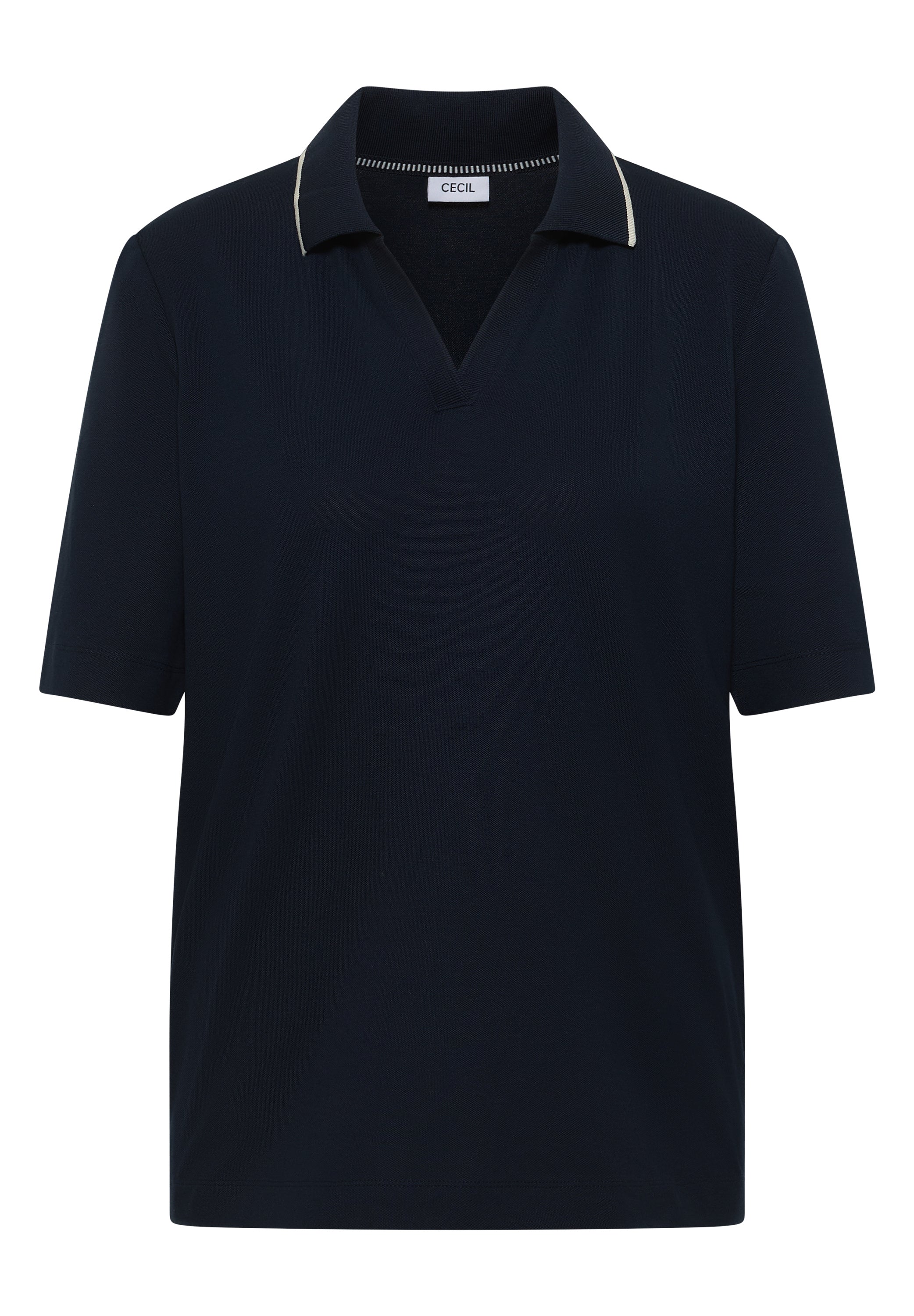 Kurzarm Poloshirt aus Piqué Ware