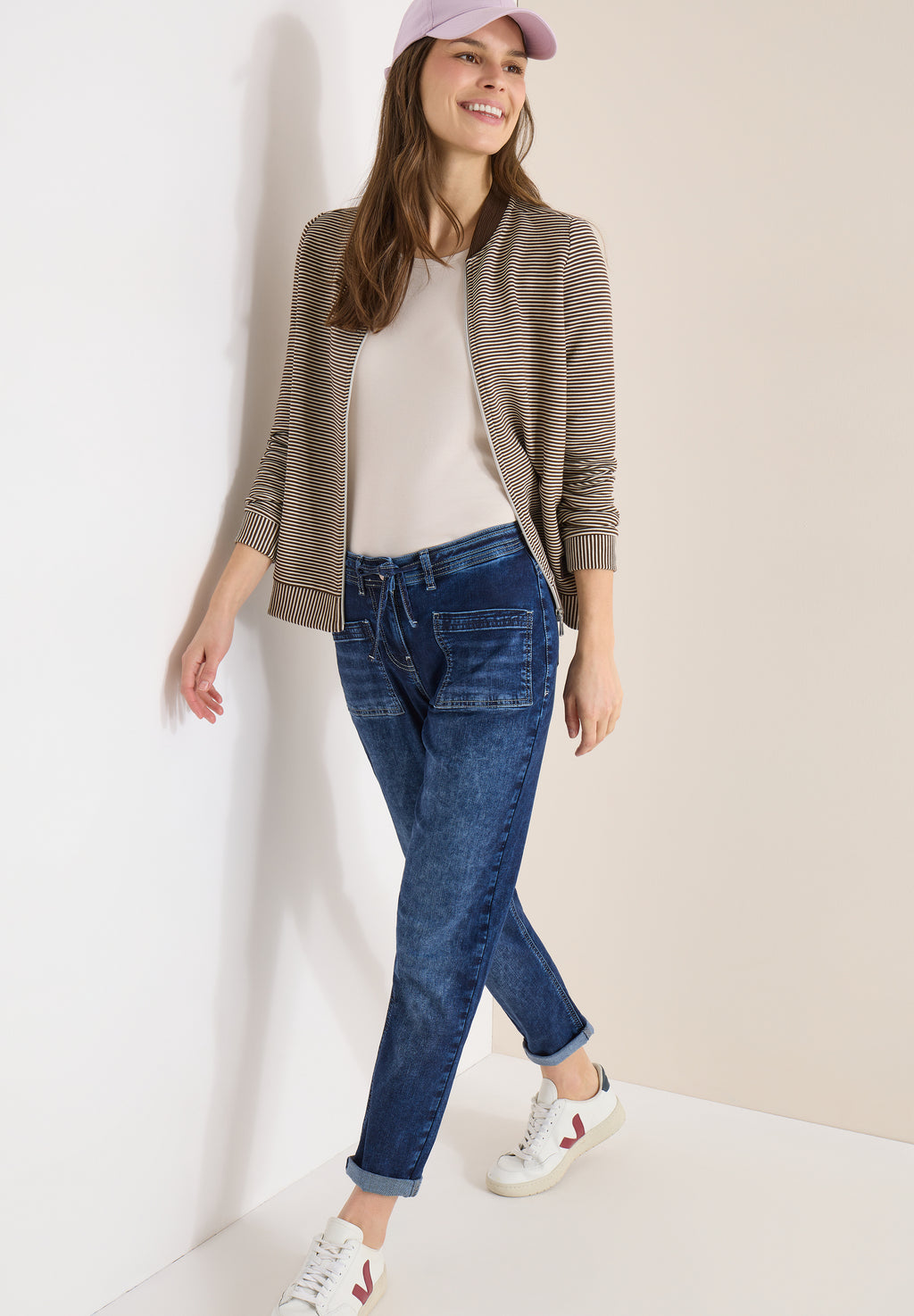 Jeans mit Patch Pockets