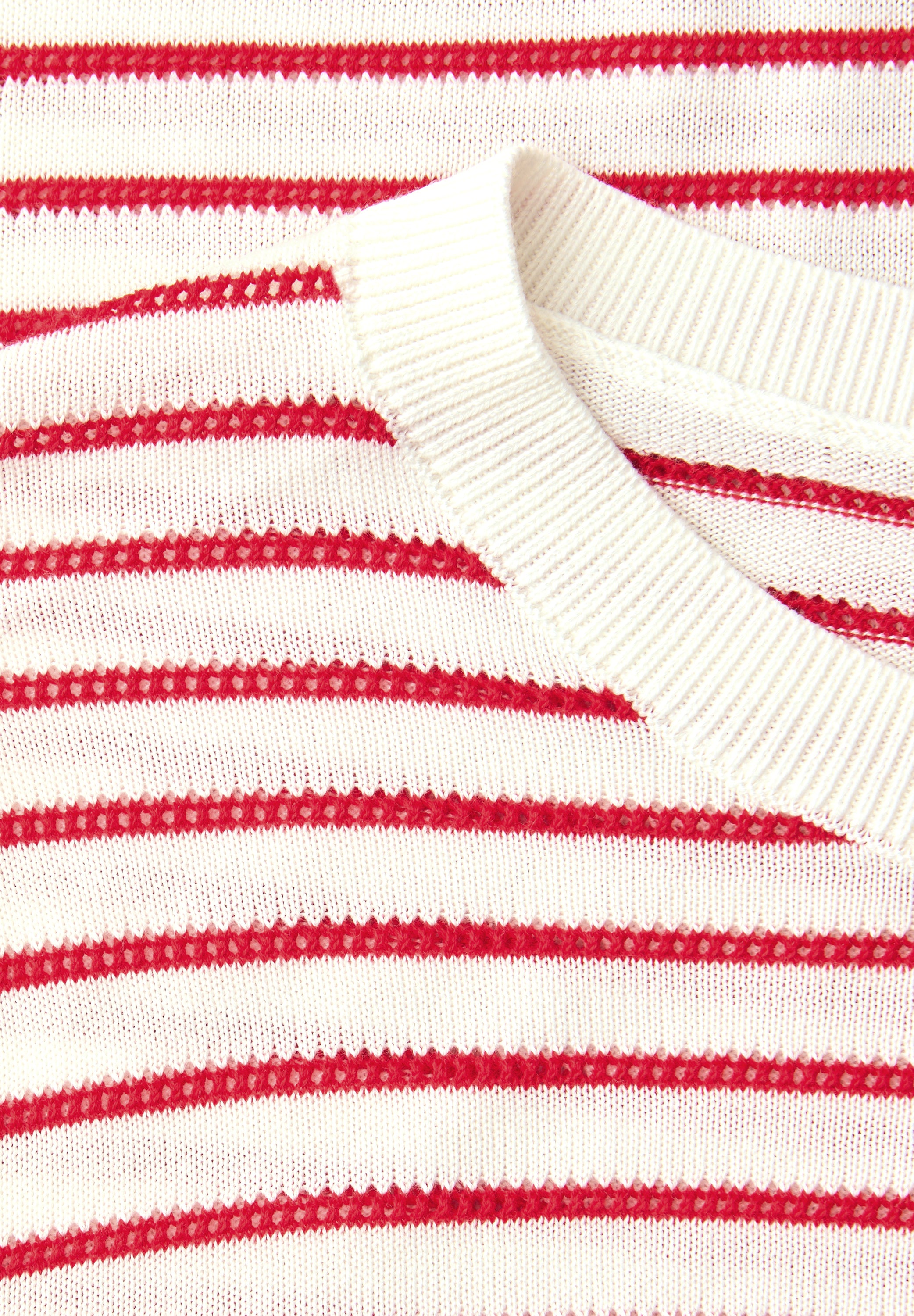 Kurzarm Pullover mit Rundhals