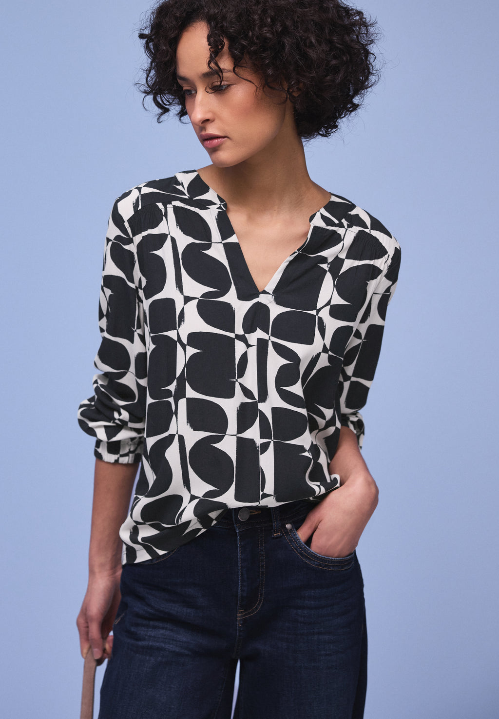 Gemustertes Shirt