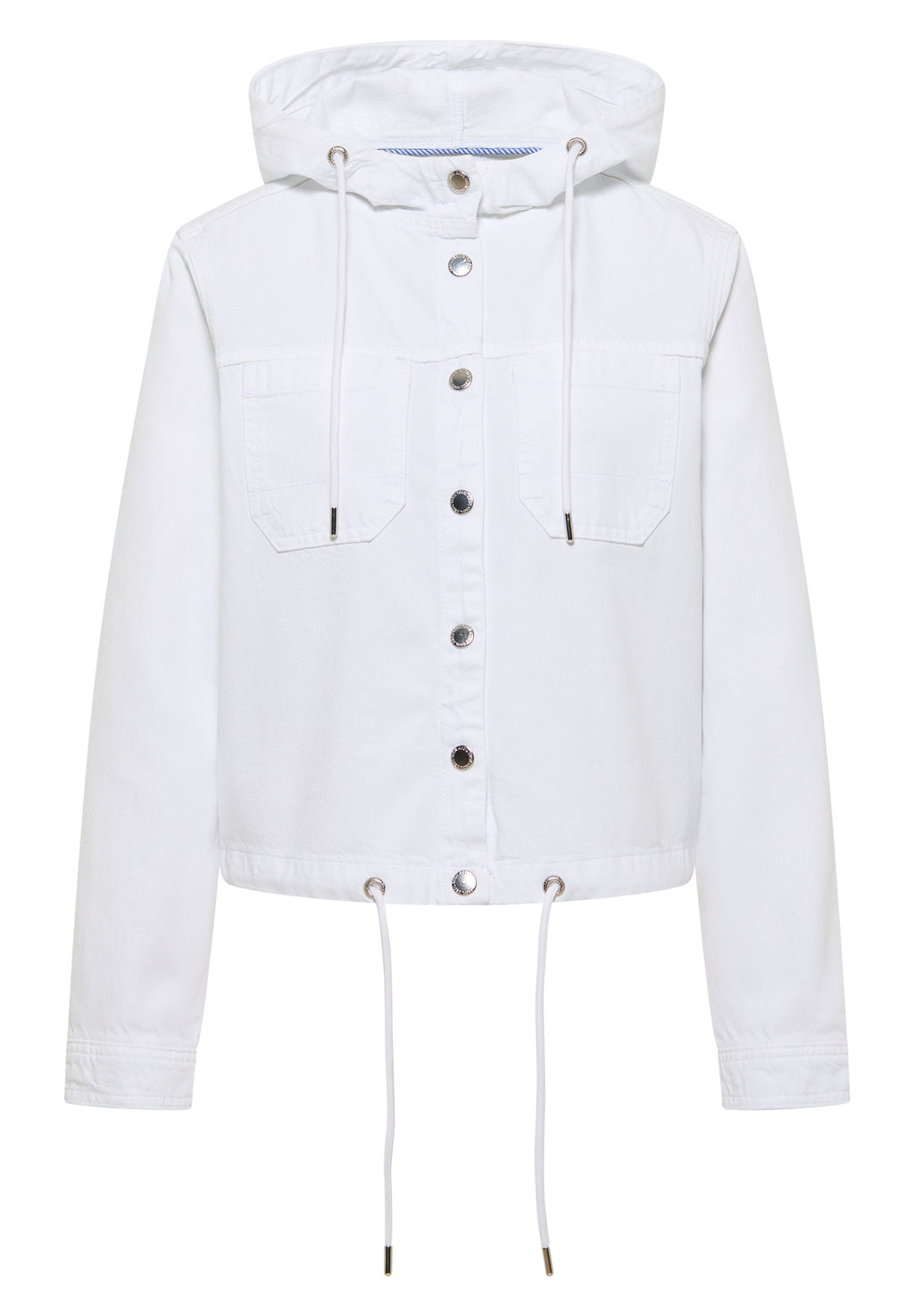 Overshirt mit Kapuze und Tunnelzug