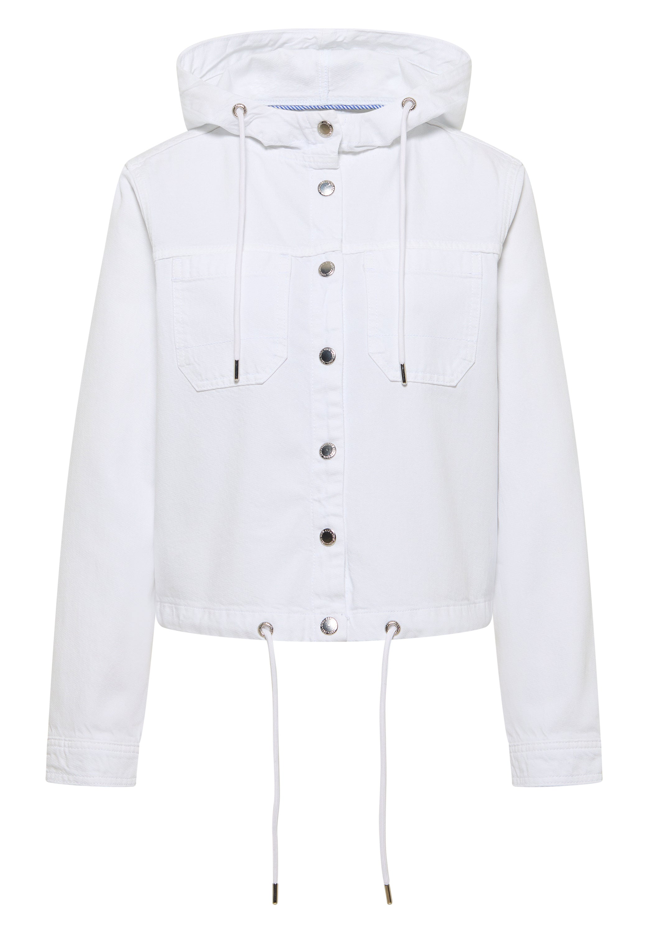 Overshirt mit Kapuze und Tunnelzug