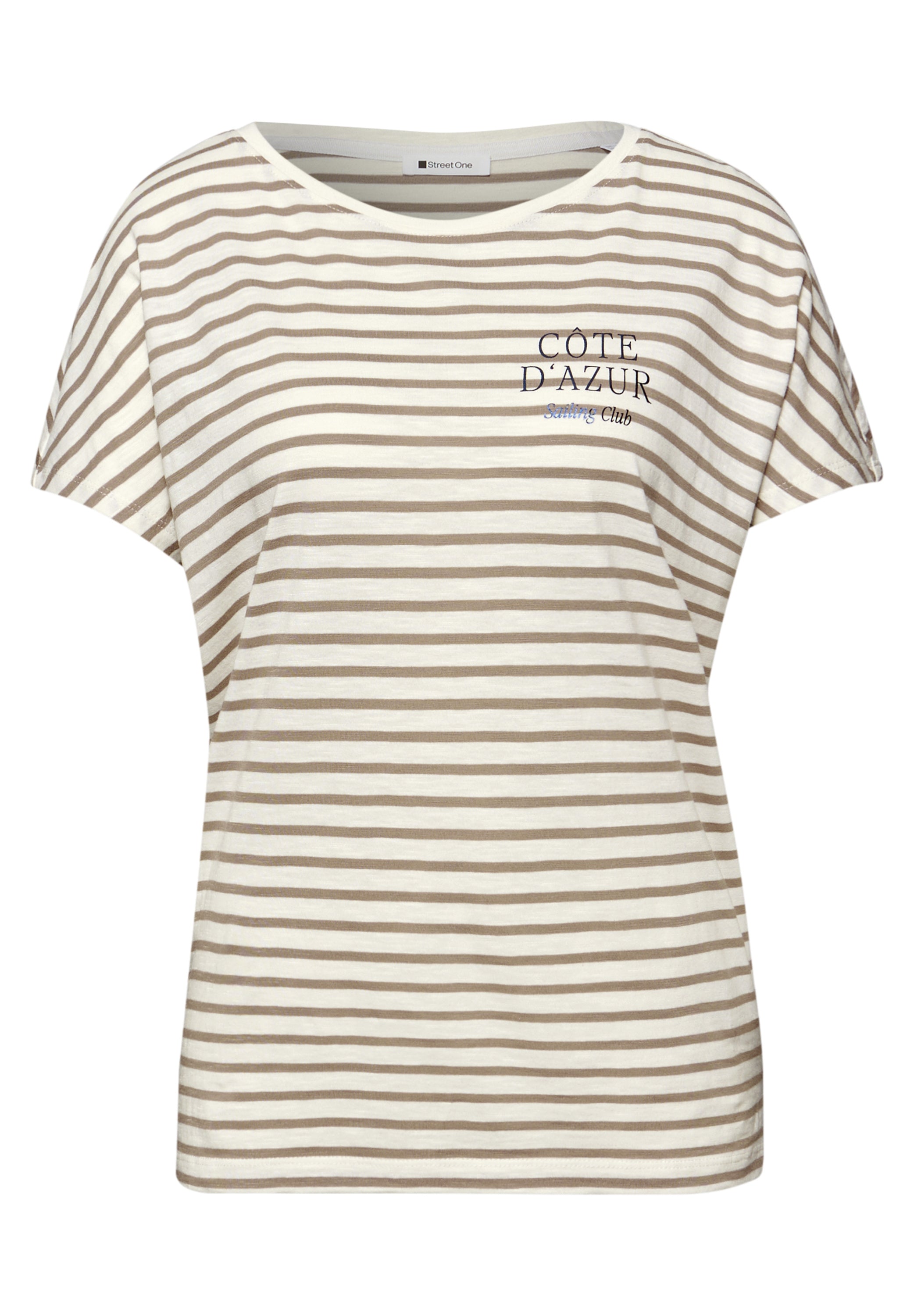 Dropped Shoulder Shirt mit Streifen