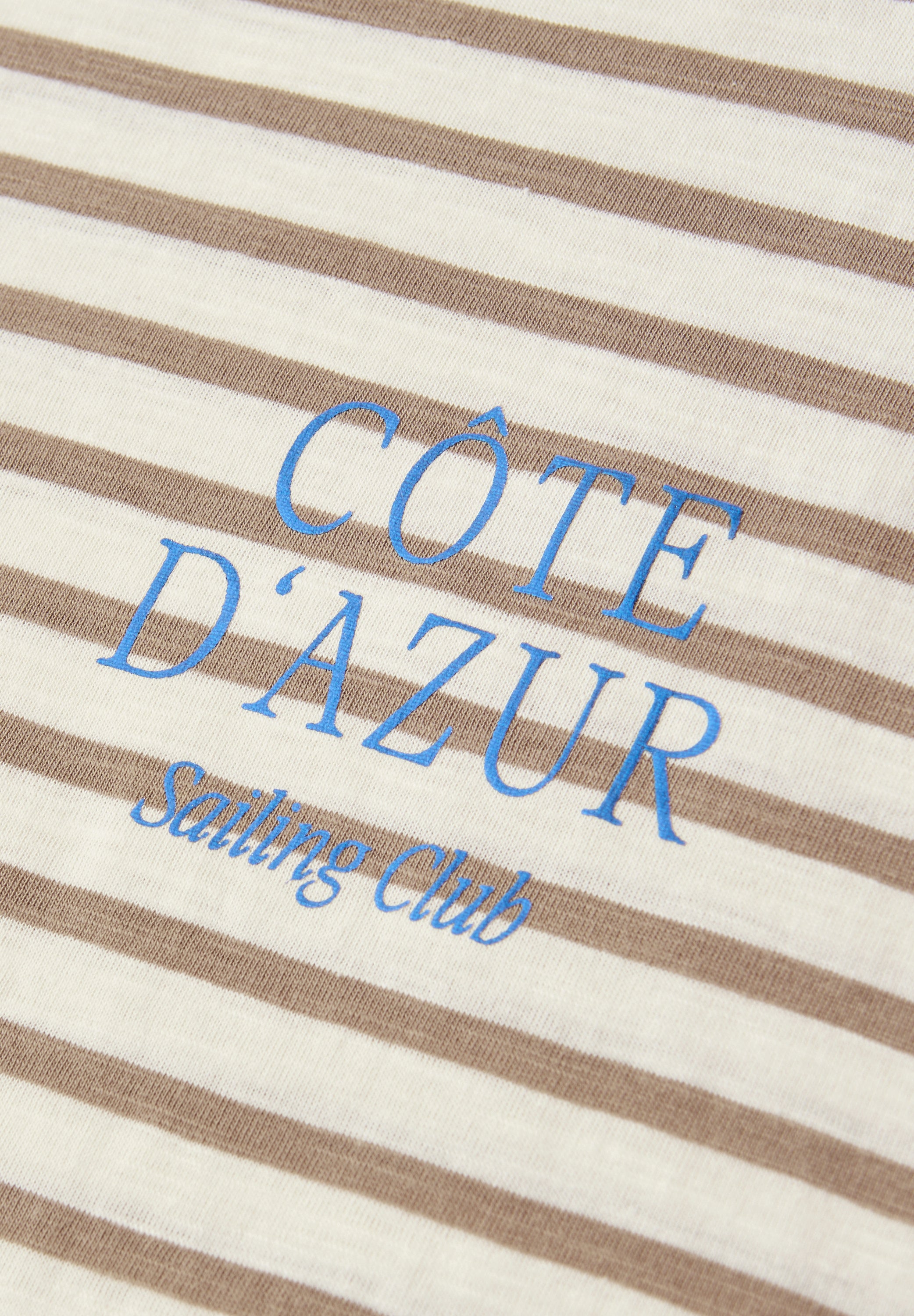 Dropped Shoulder Shirt mit Streifen