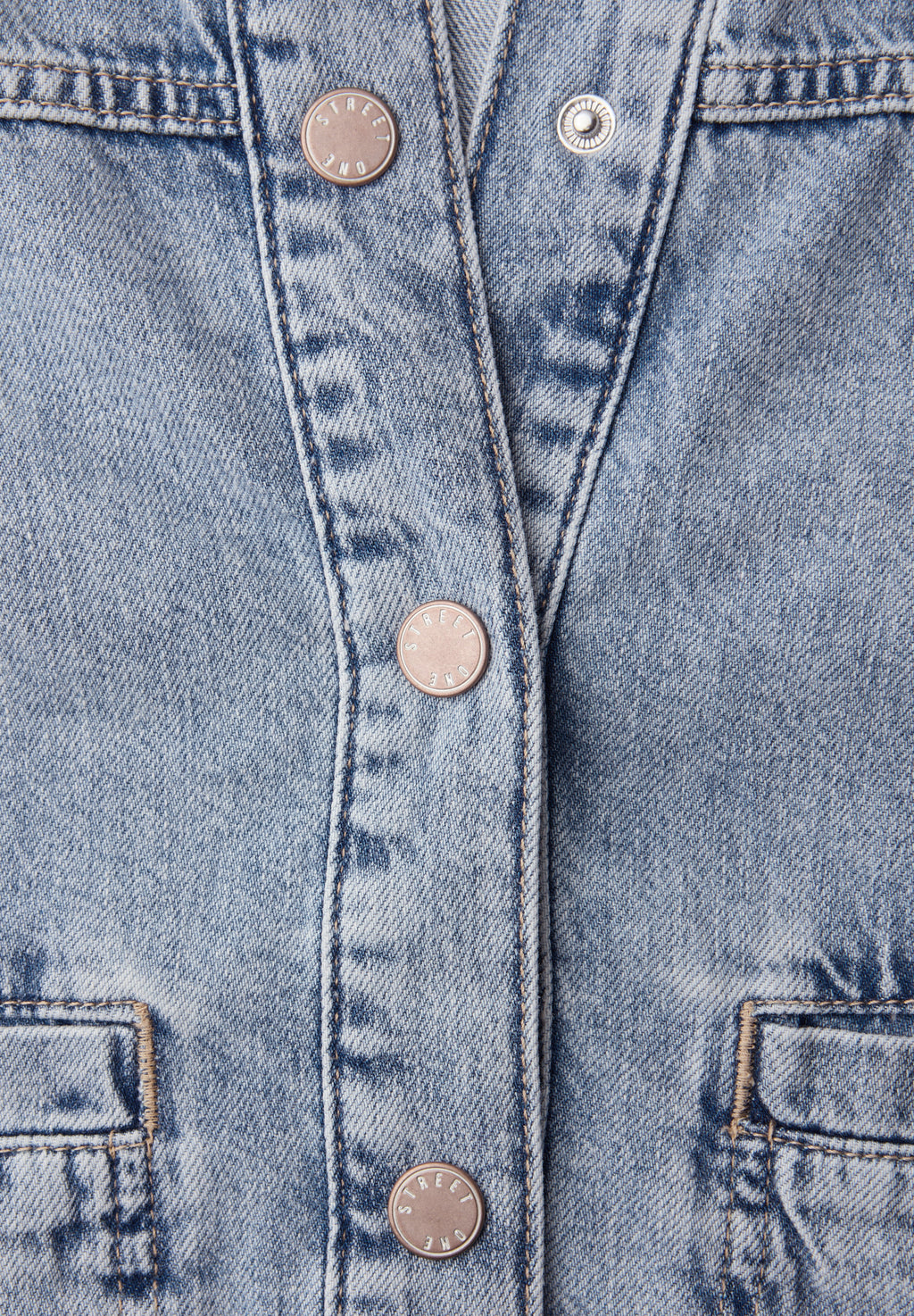 Jeansjacke in heller Waschung