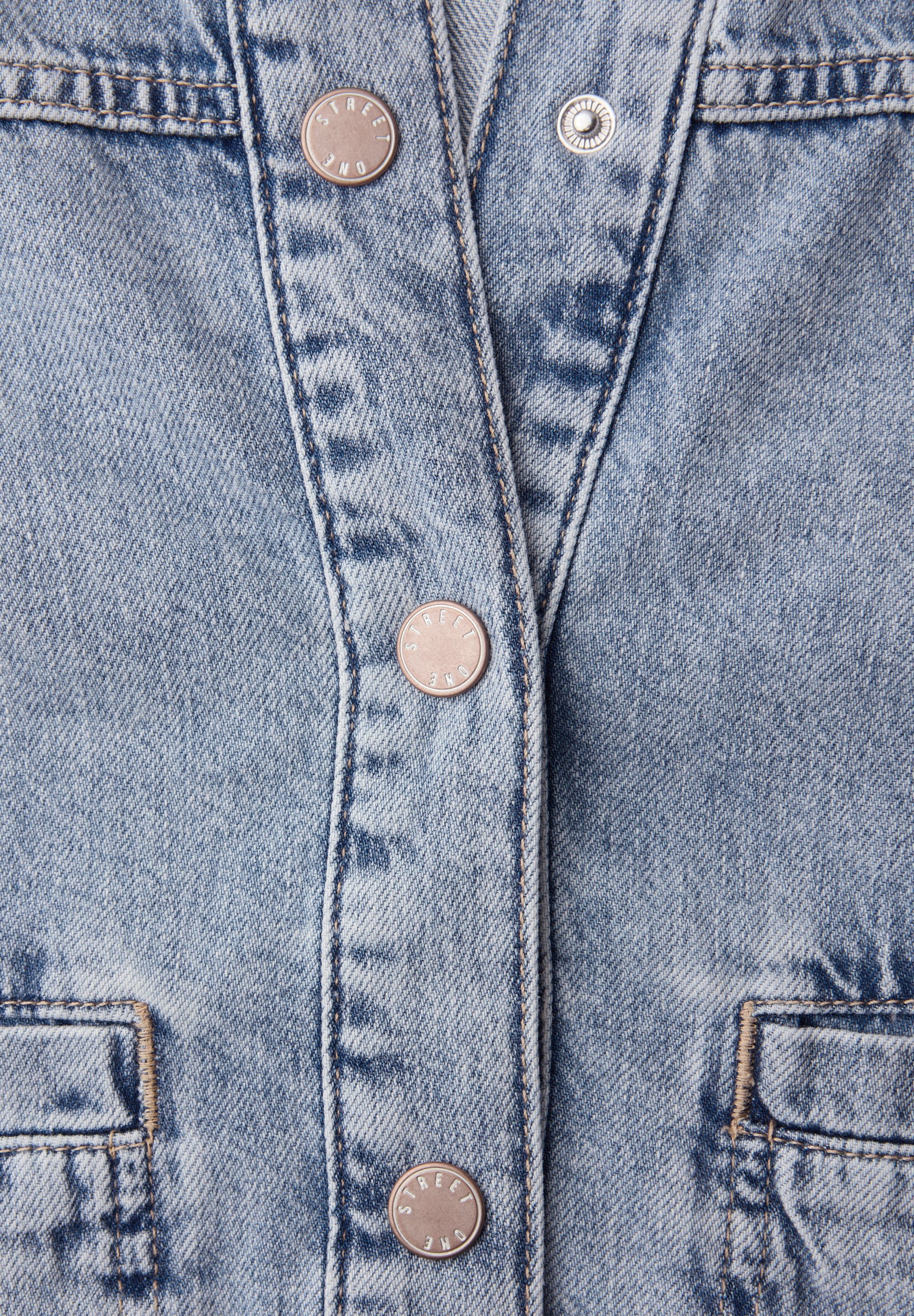 Jeansjacke in heller Waschung