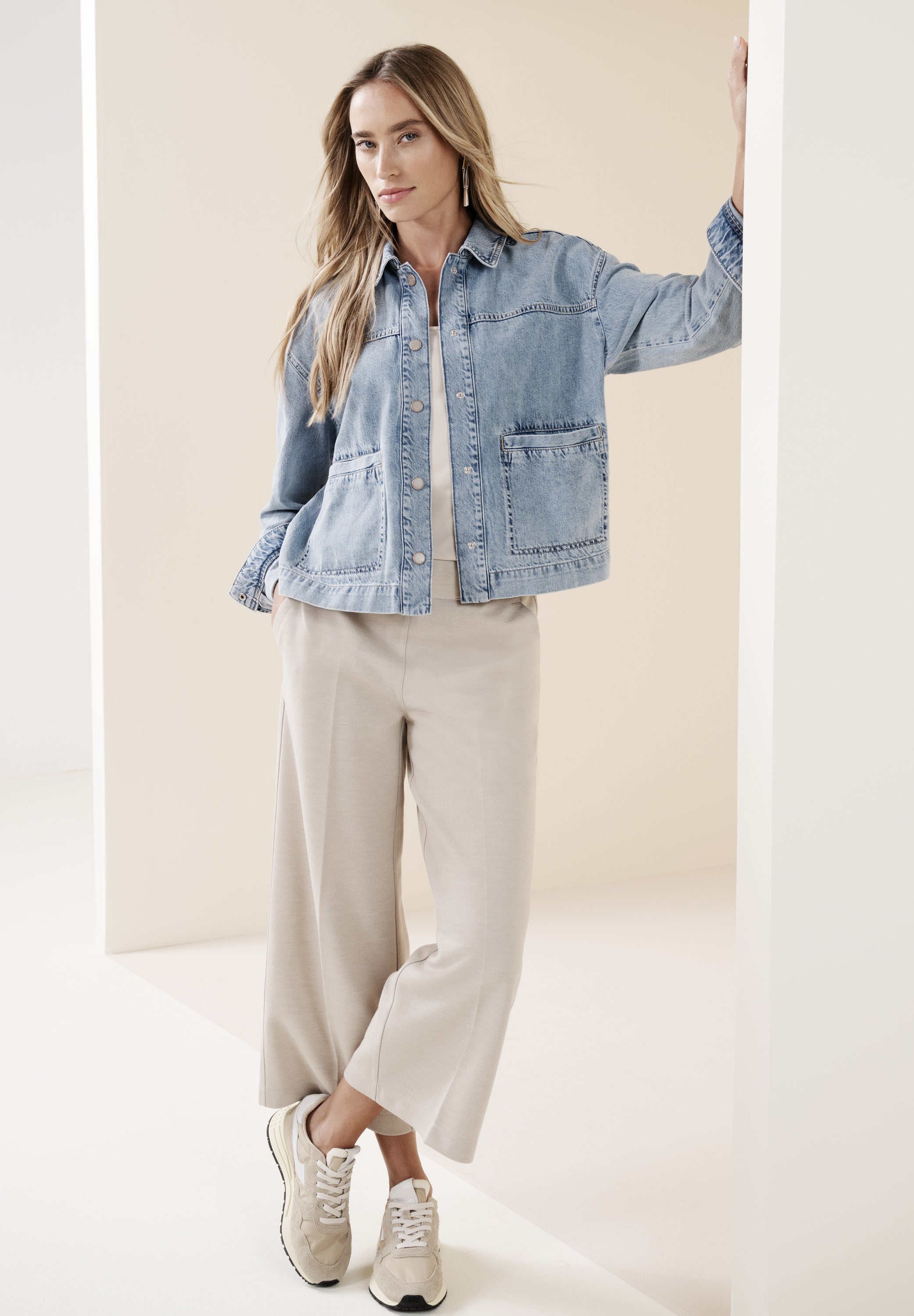 Jeansjacke in heller Waschung