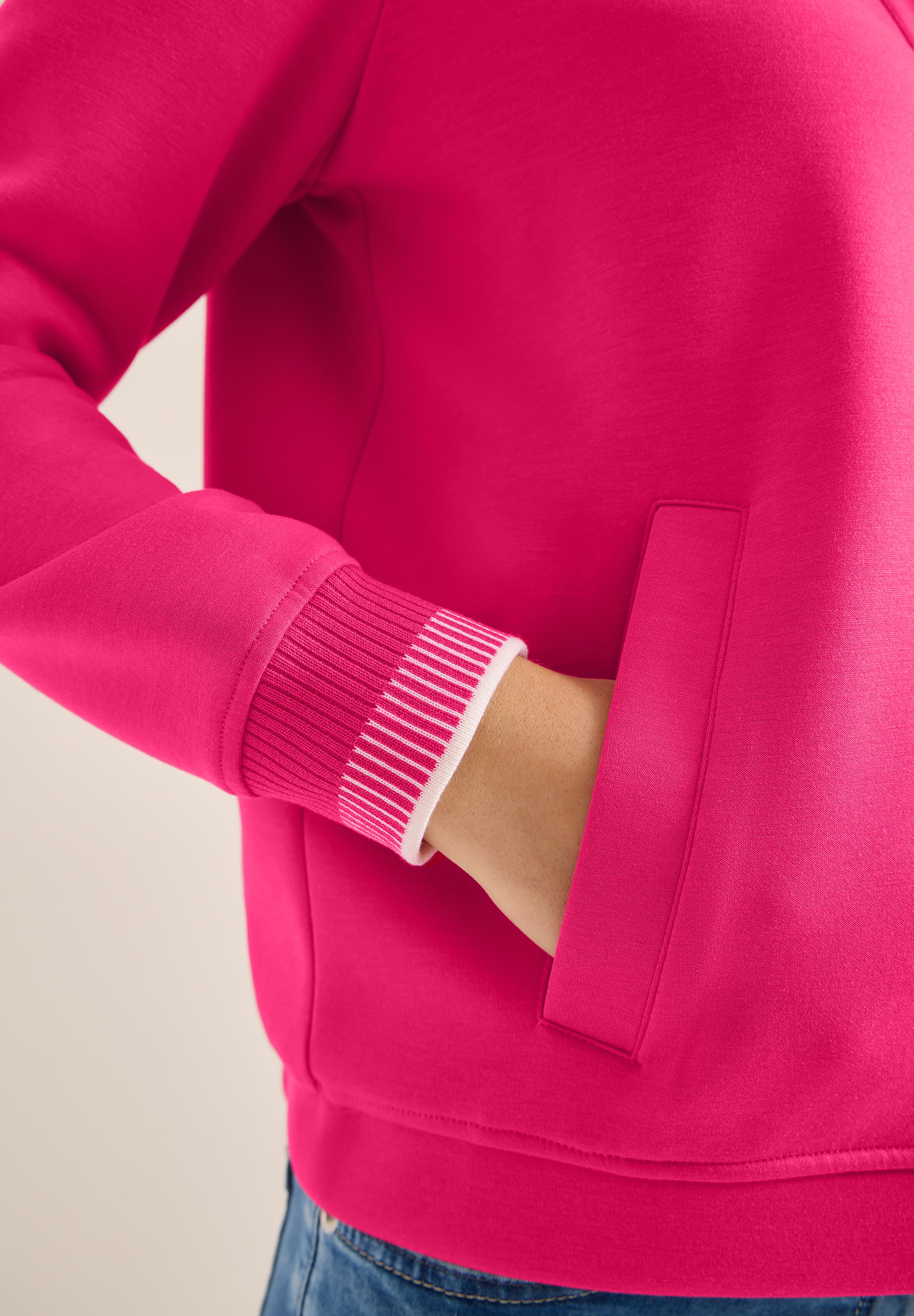 Blouson im College-Look mit Knöpfen