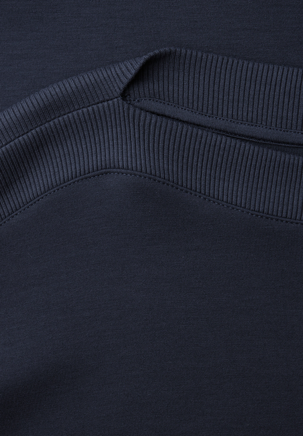 Dropped Shoulder Shirt mit Rippdetail