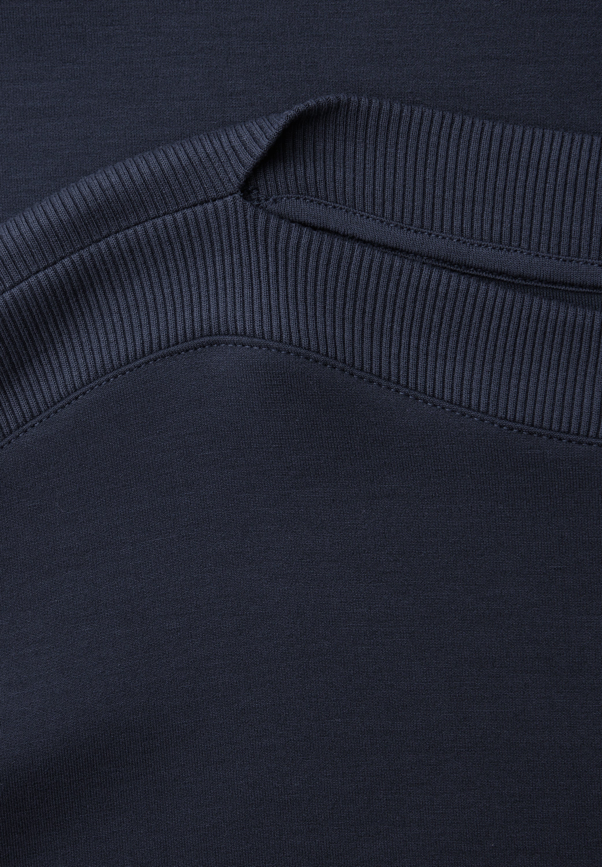 Dropped Shoulder Shirt mit Rippdetail