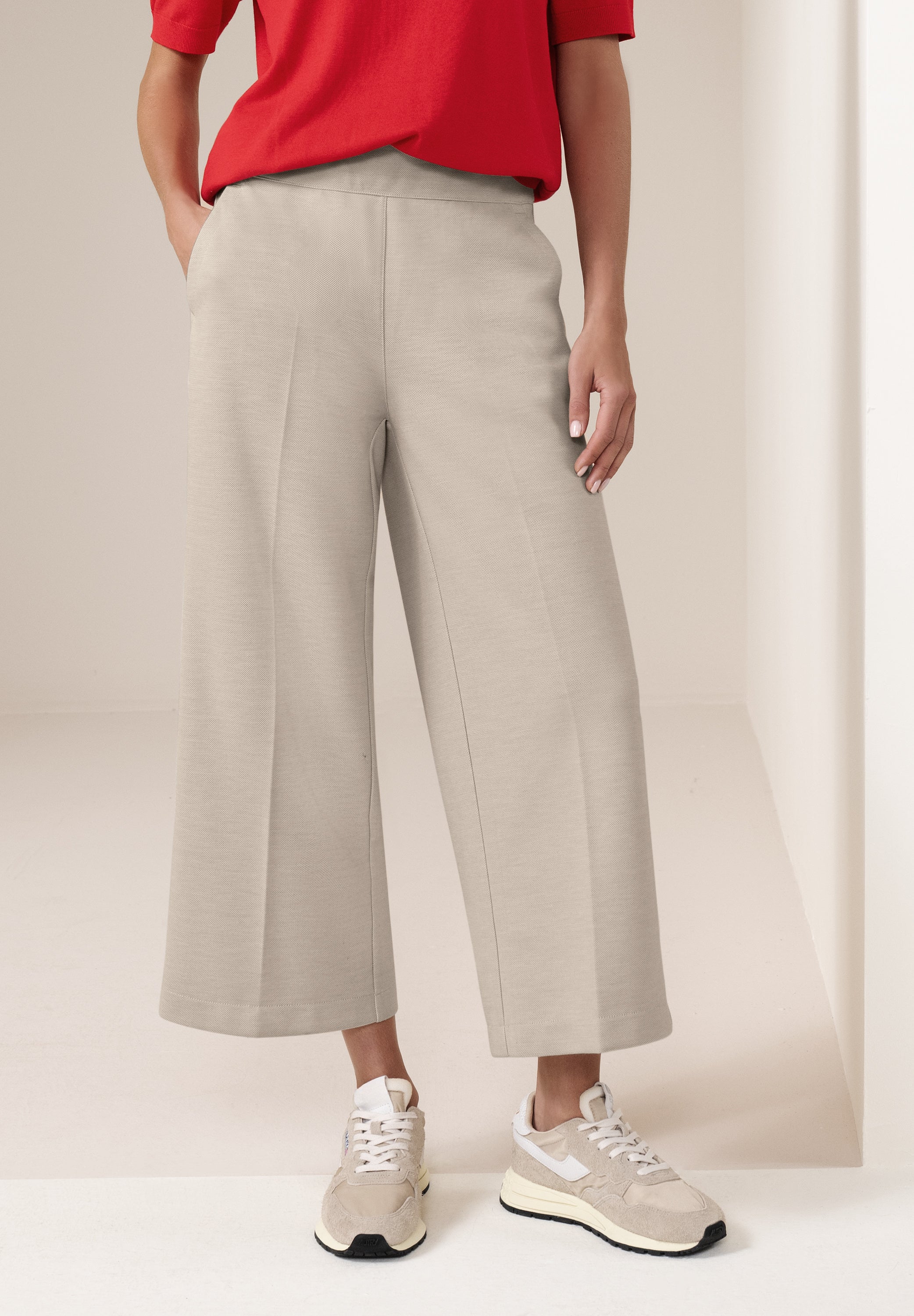 High Waist Wide Leg Hose im Casual Fit