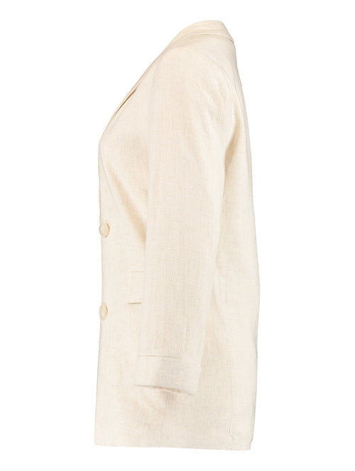 Blazer aus Leinen-Mix