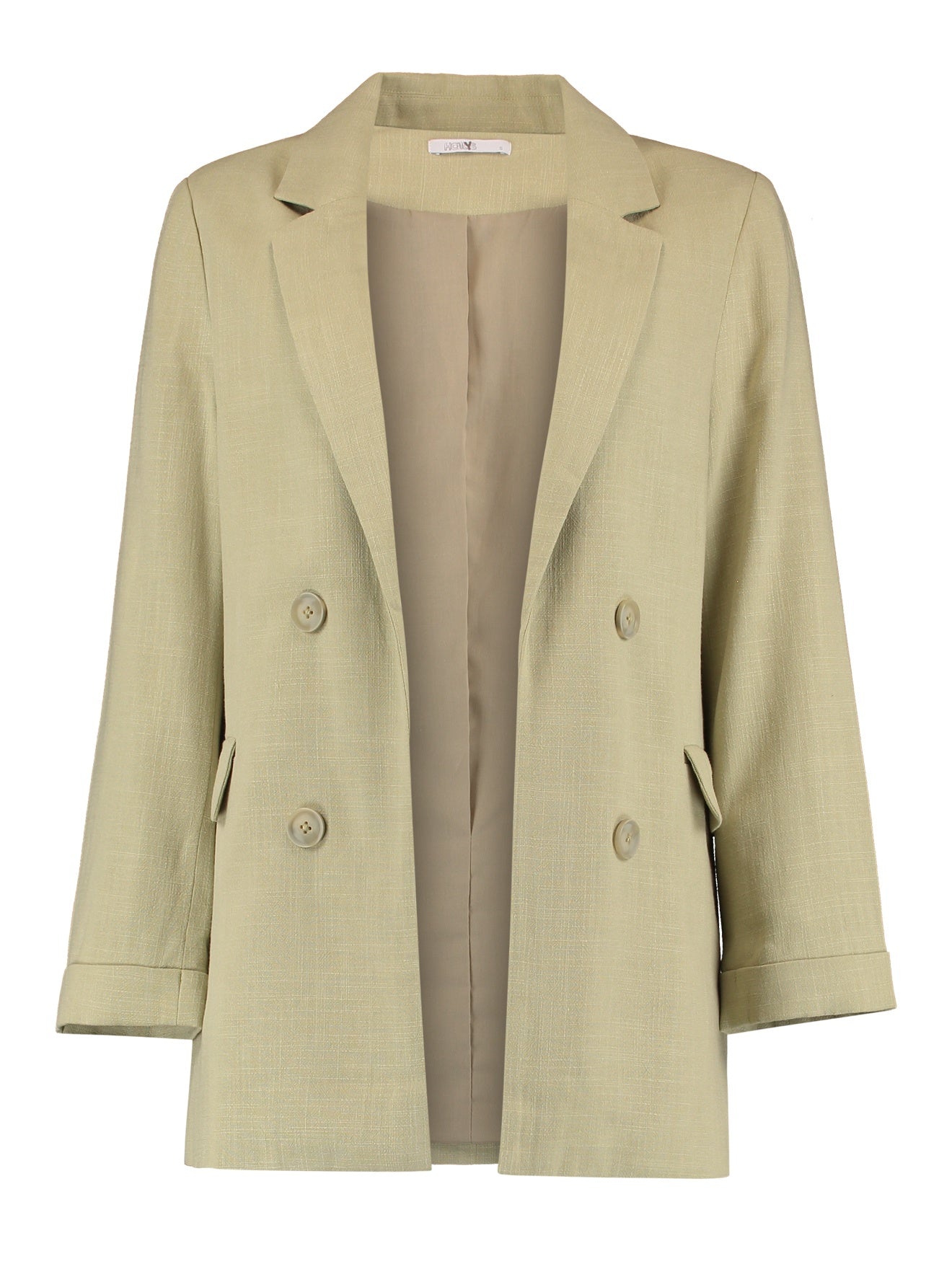 Blazer aus Leinen-Mix