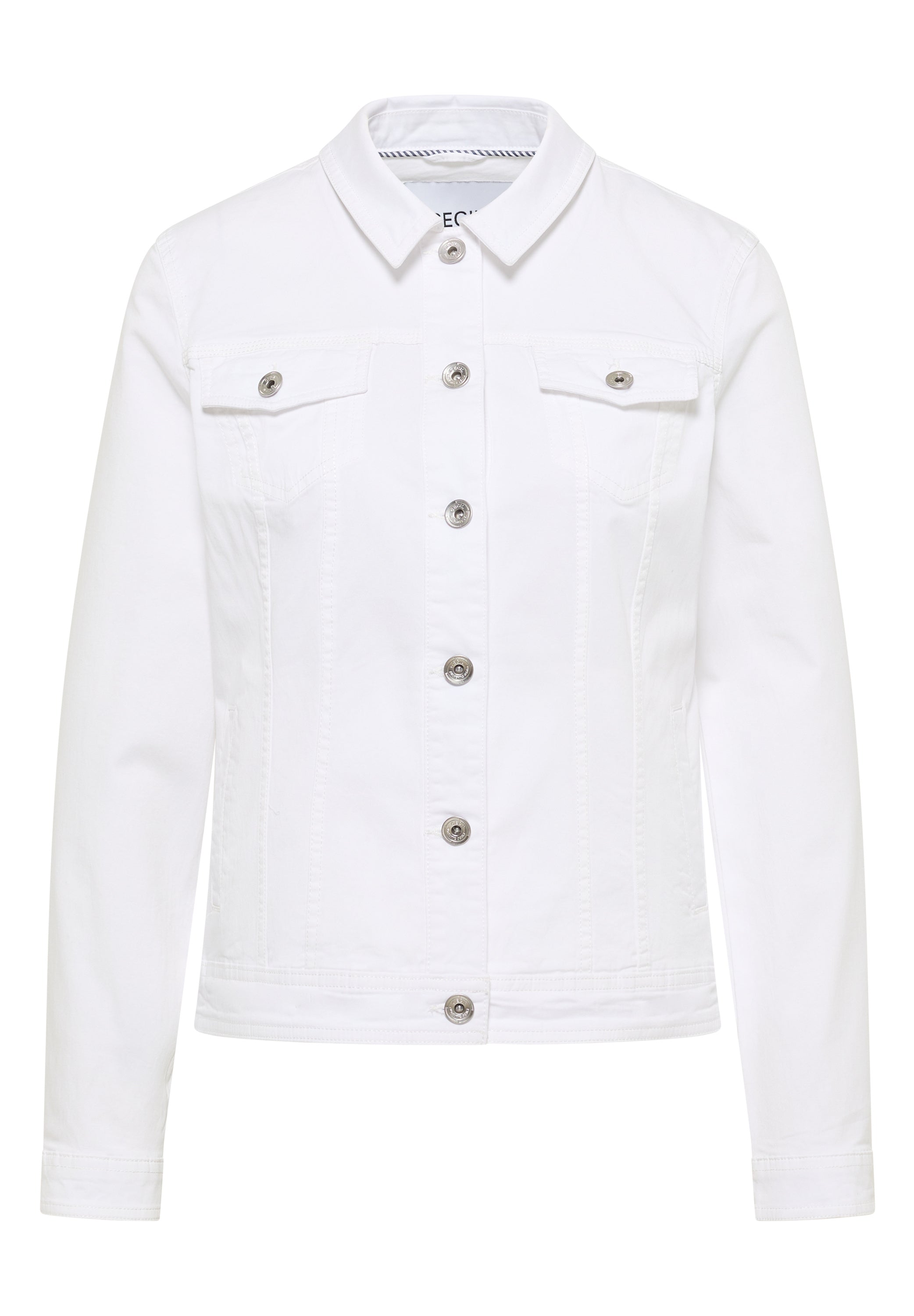 Jeansjacke mit Brusttaschen und Knöpfen