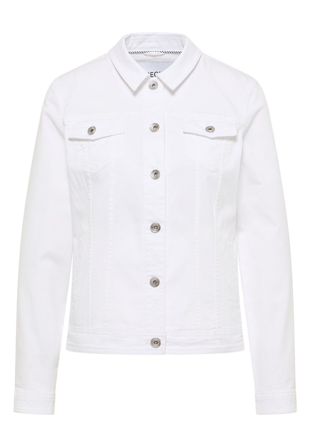 Jeansjacke mit Brusttaschen und Knöpfen