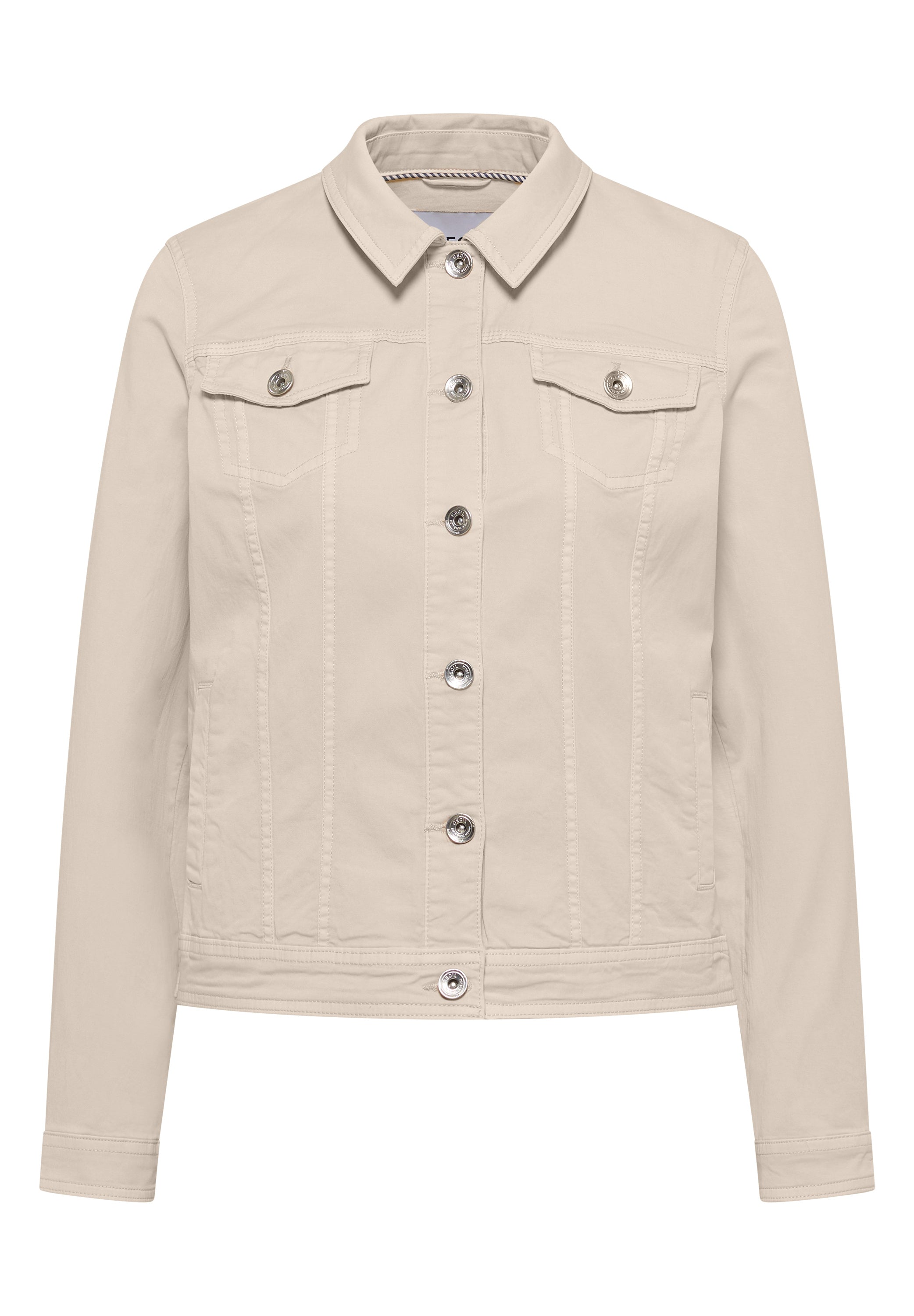 Jeansjacke mit Brusttaschen und Knöpfen