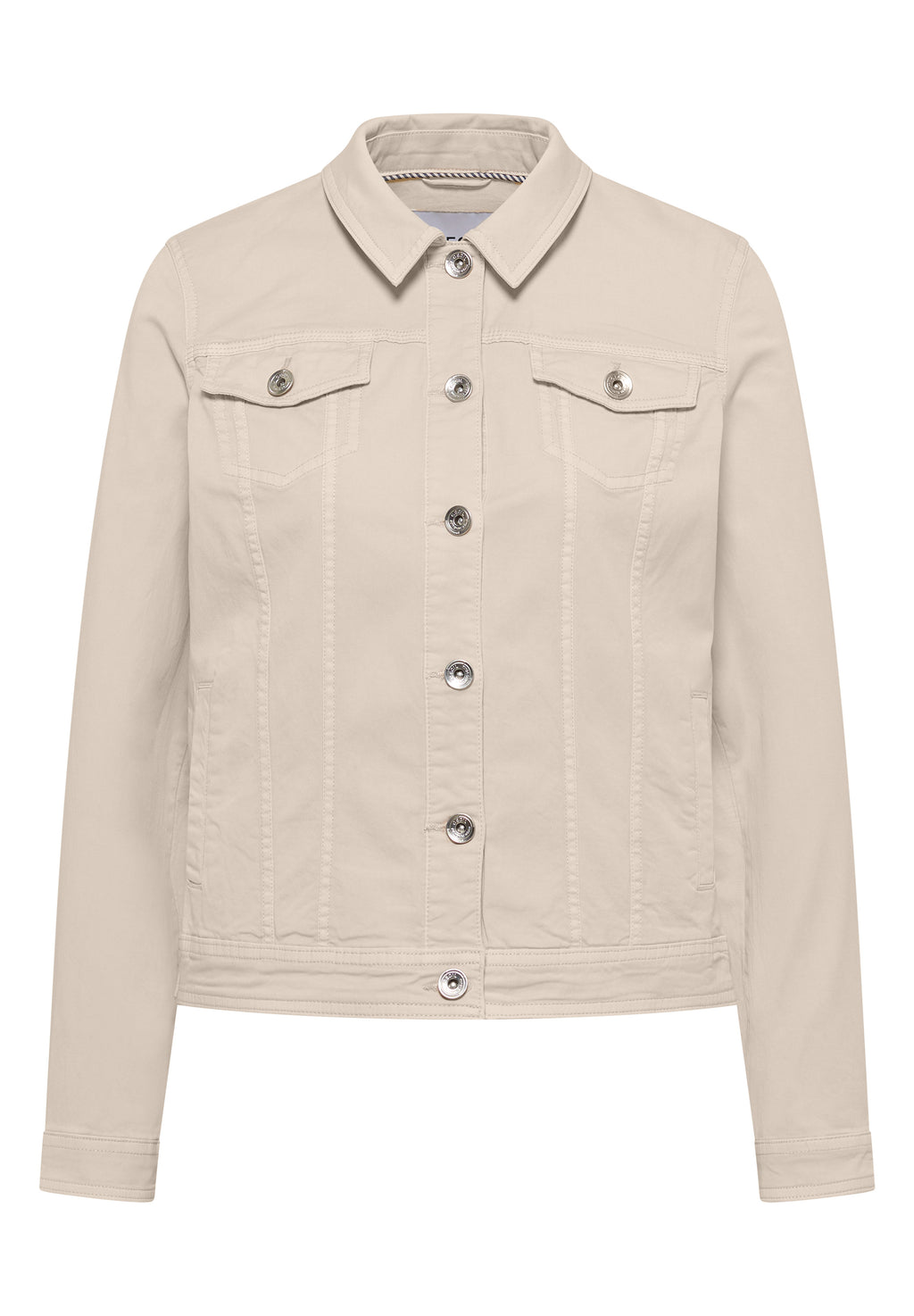 Jeansjacke mit Brusttaschen und Knöpfen