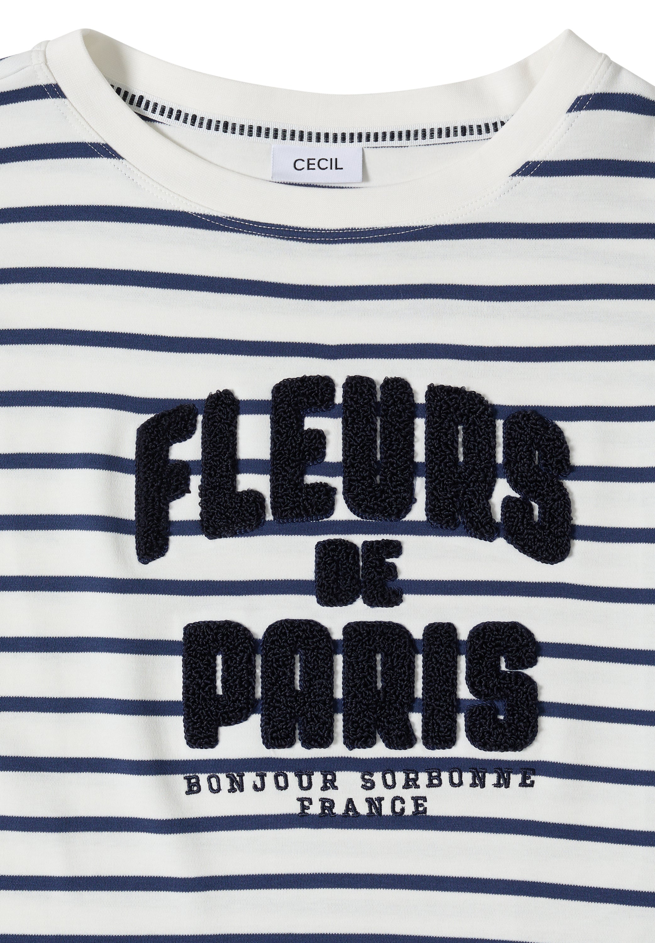 3/4-Arm Shirt mit Wording Artwork