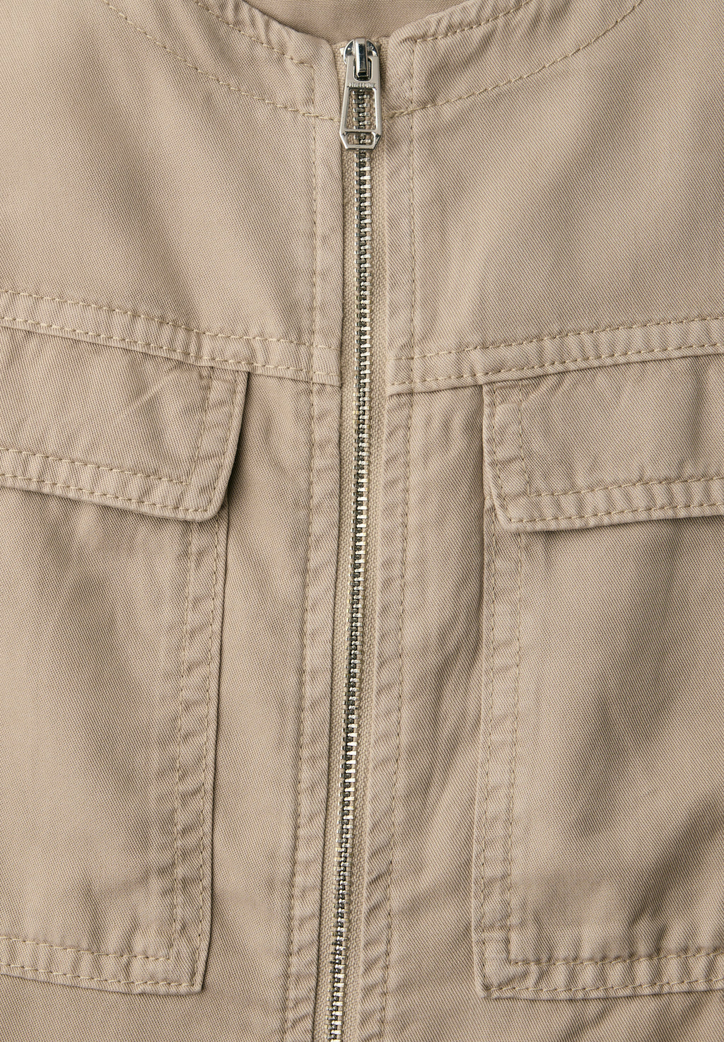 Jacke im Washed-Look mit Tunnelzug