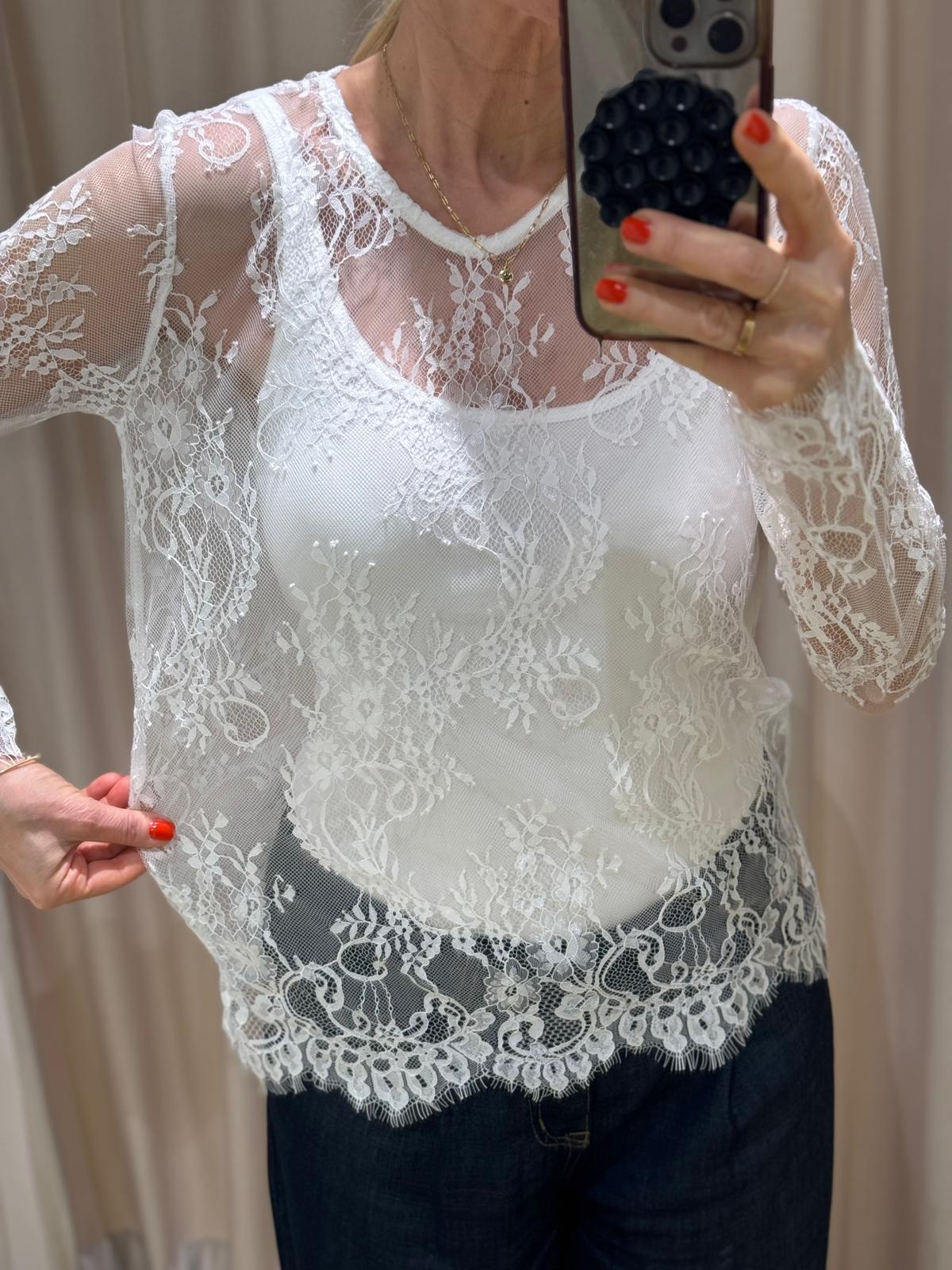 Spitzenshirt | Denia