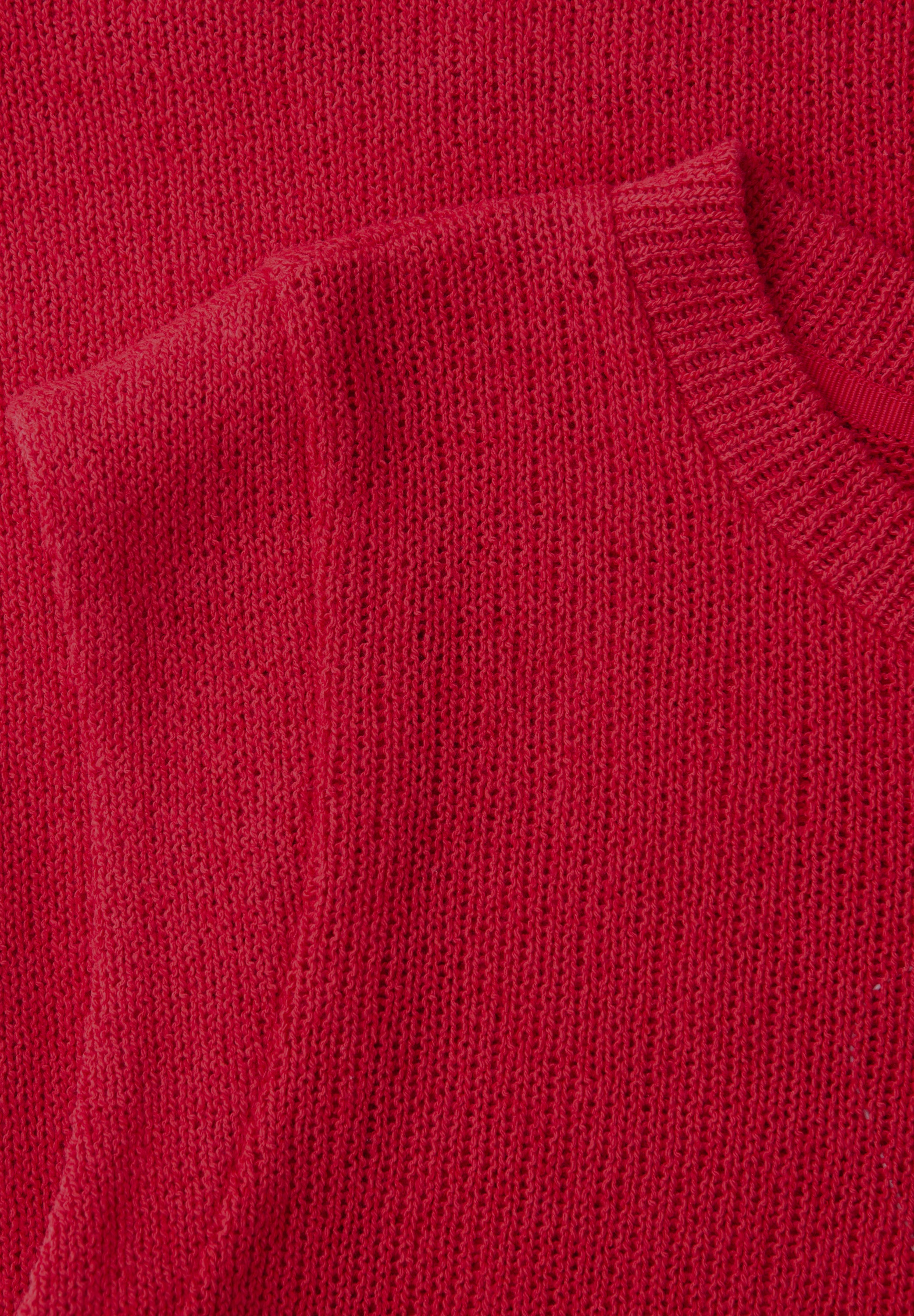 Dropped Shoulder Top im Strick-Look