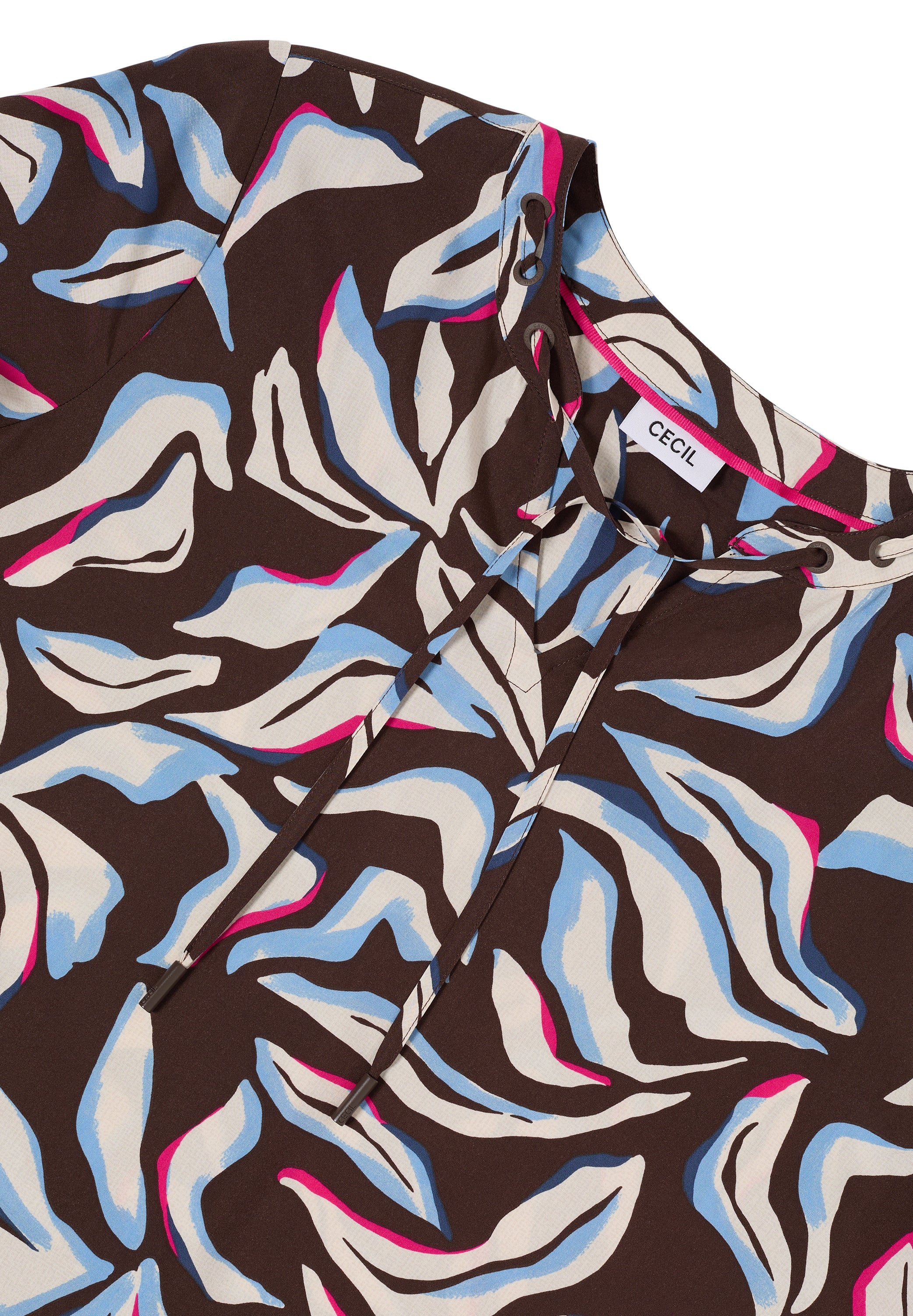 Langarm Bluse mit floralem Print