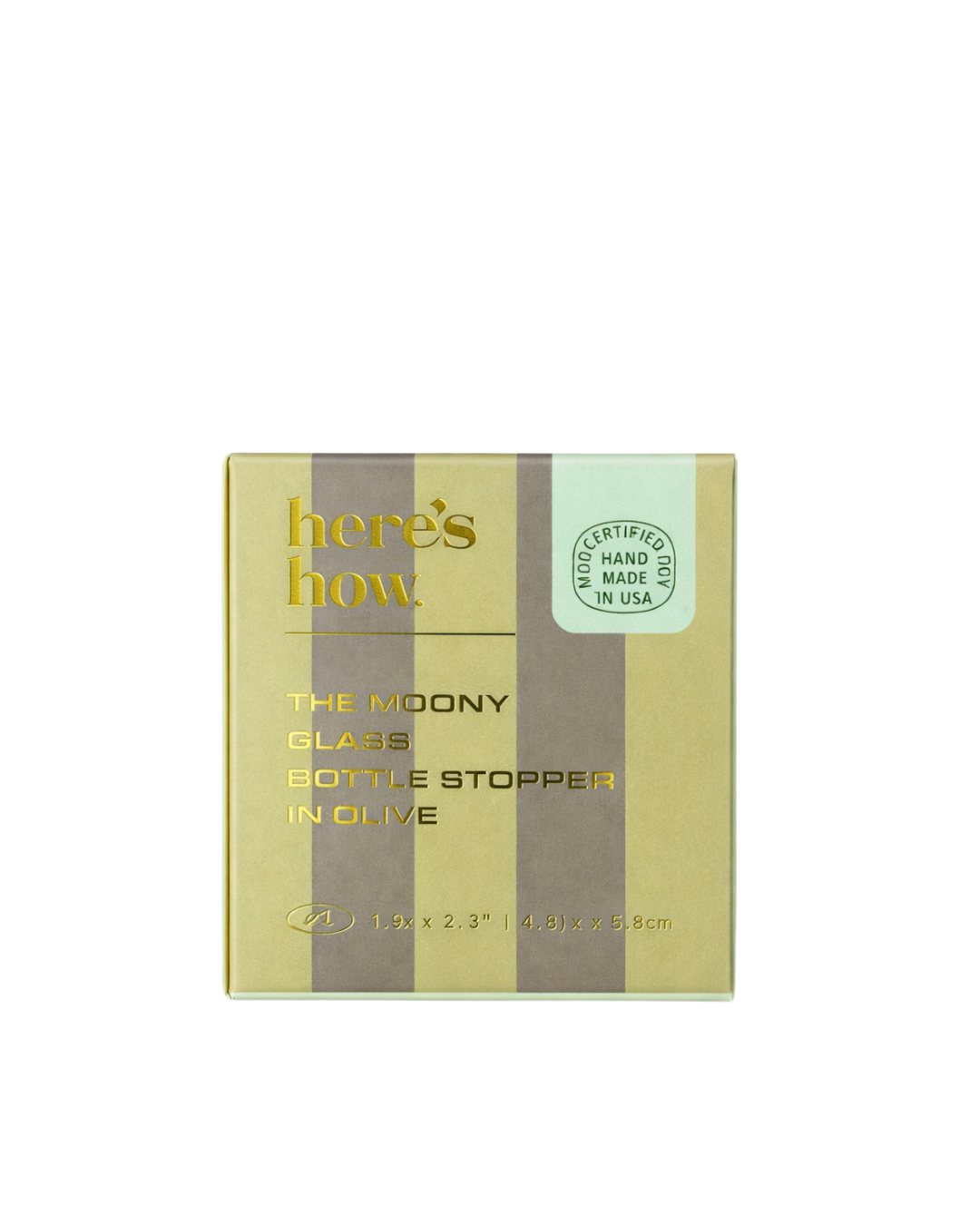 Flaschenverschluss aus Glas