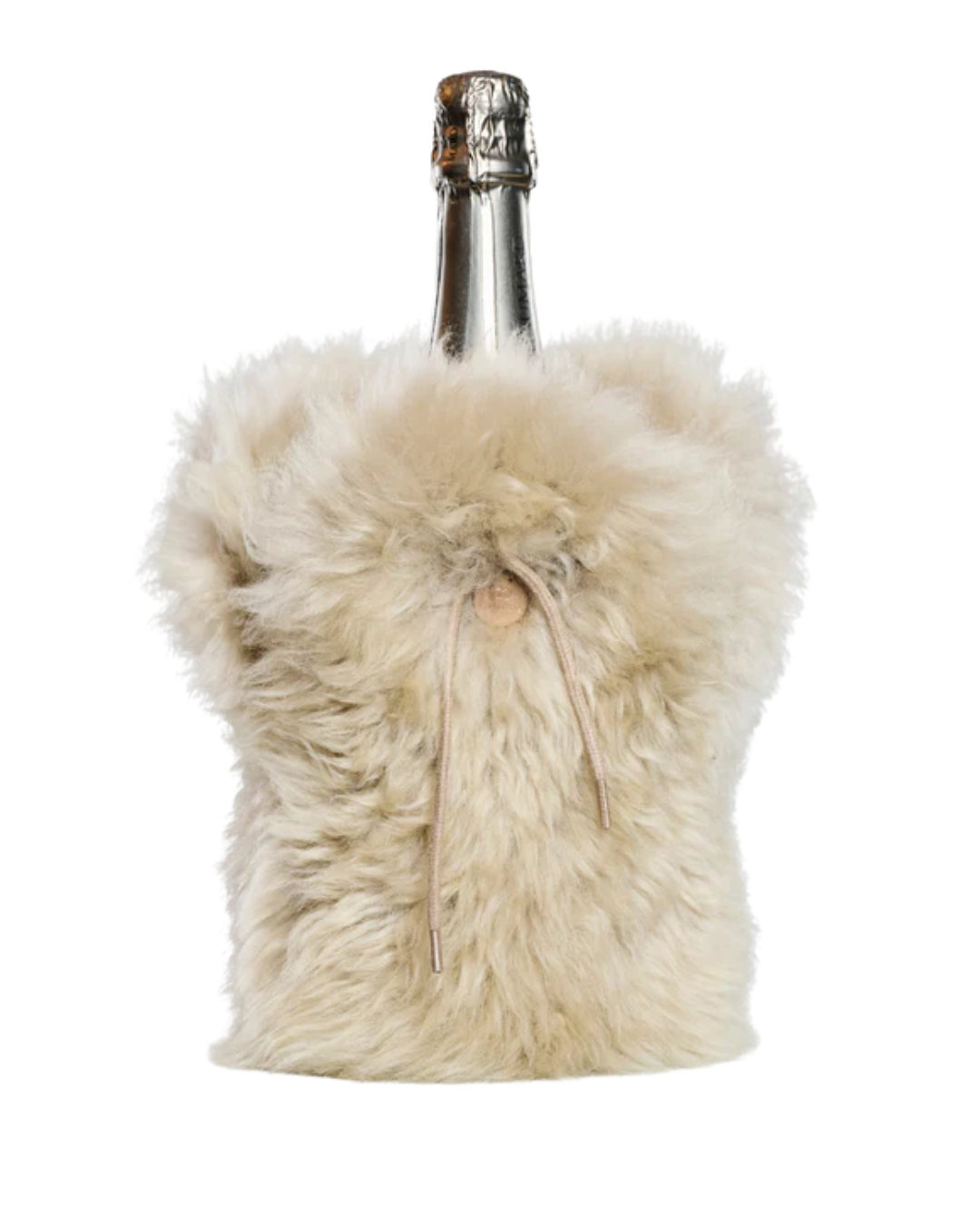 Flauschiger Champagner-Kühler