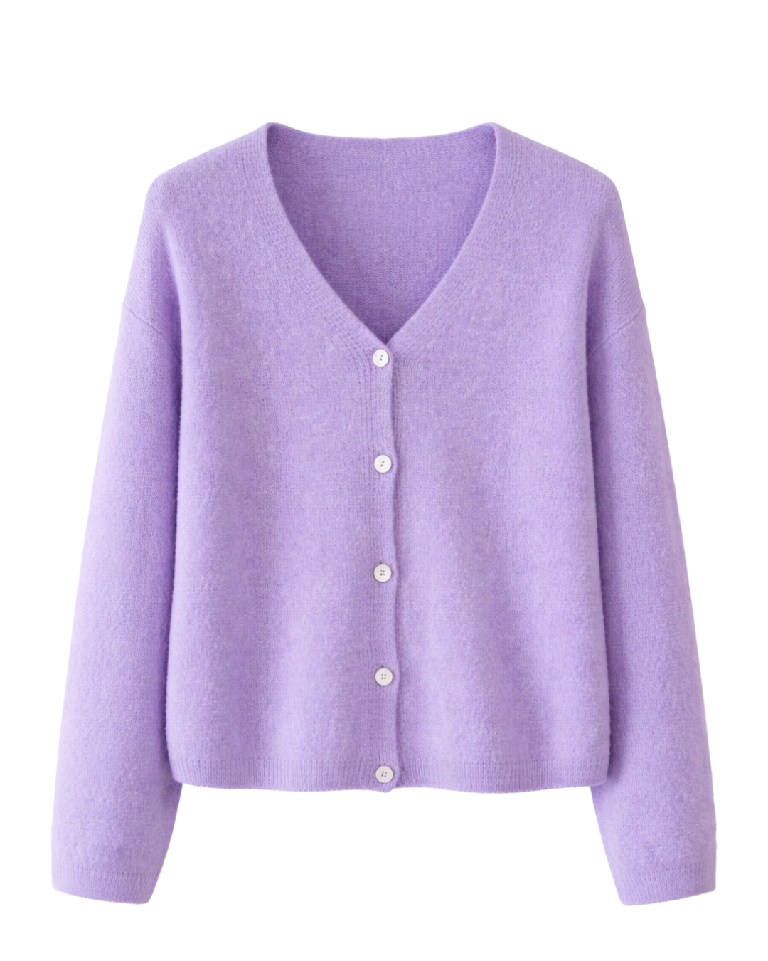 Da.Jacke Strick/Wirk - Bella Italia - flieder - one size