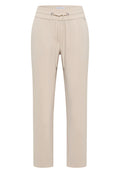 Mid Waist Slim Leg Hose im Casual Fit