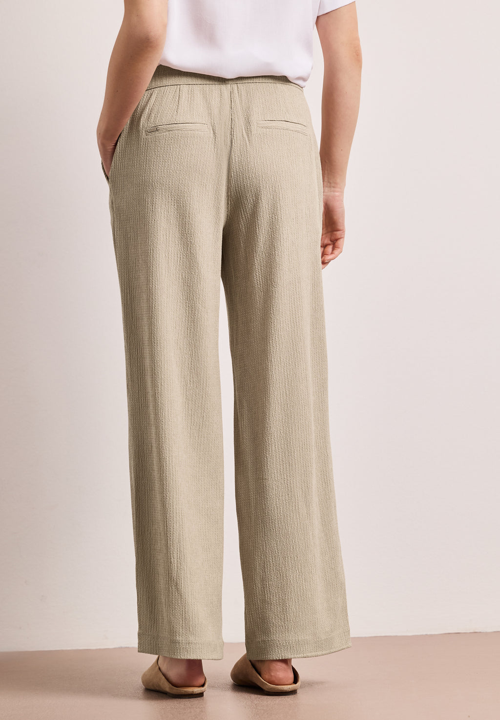 High Waist Wide Leg Hose im Casual Fit