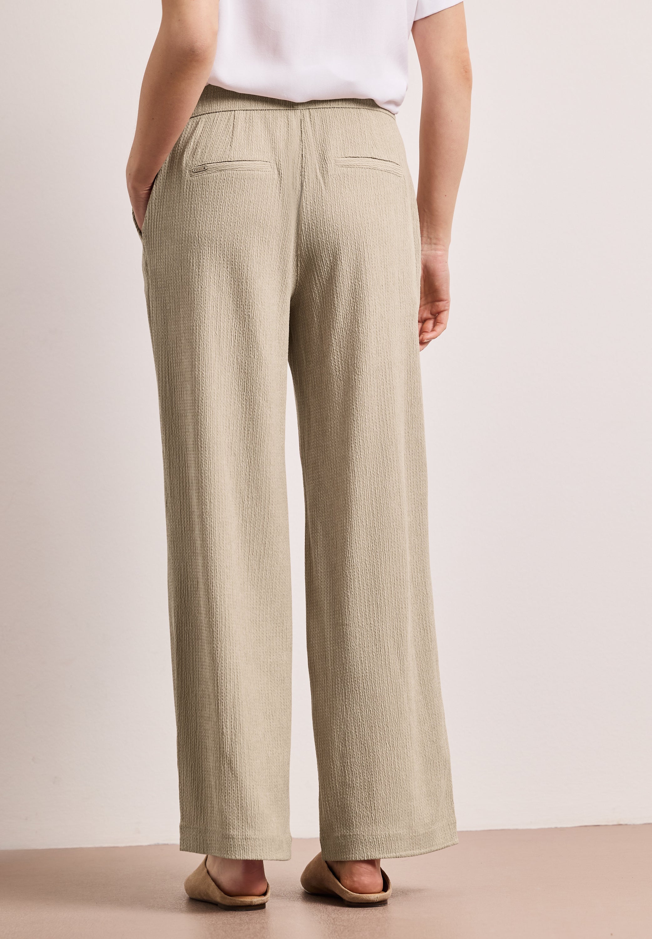 High Waist Wide Leg Hose im Casual Fit